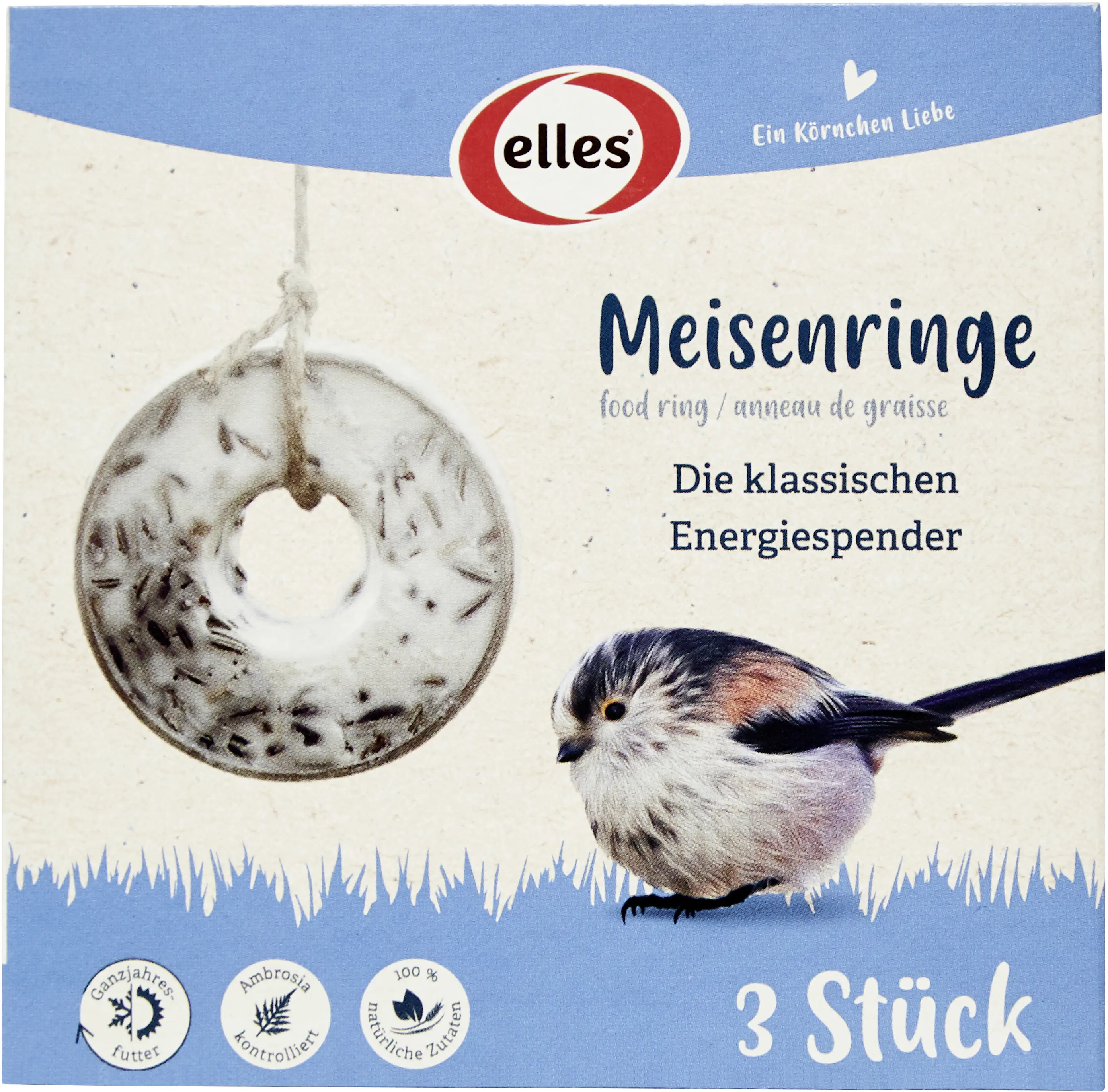 Elles Wildvogelfutter Meisenringe 3 Stück