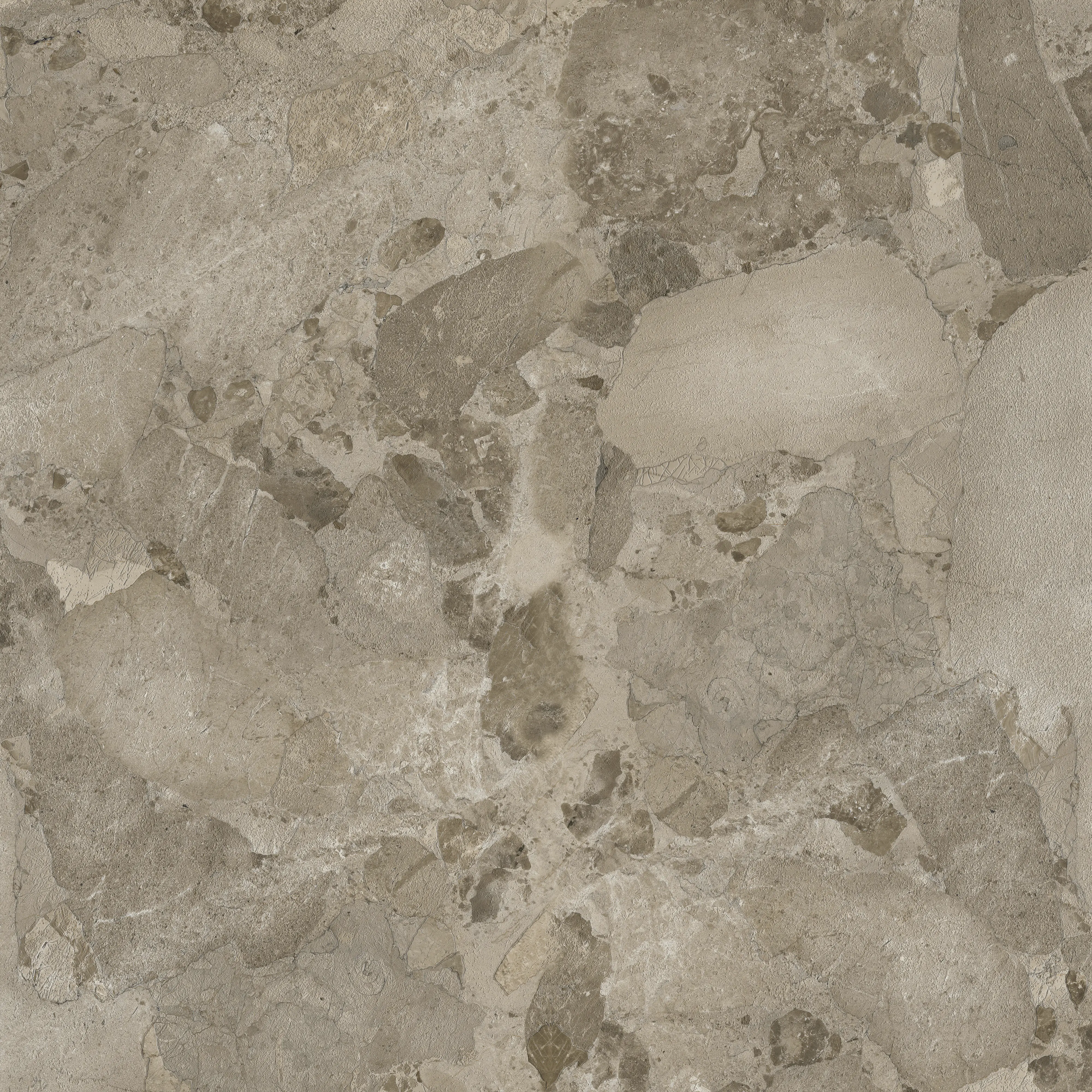 Bodenfliese Feinsteinzeug Coppo di Como 60 x 60 cm taupe