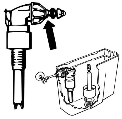 Dichtungssatz für Füllventil für Spülkästen