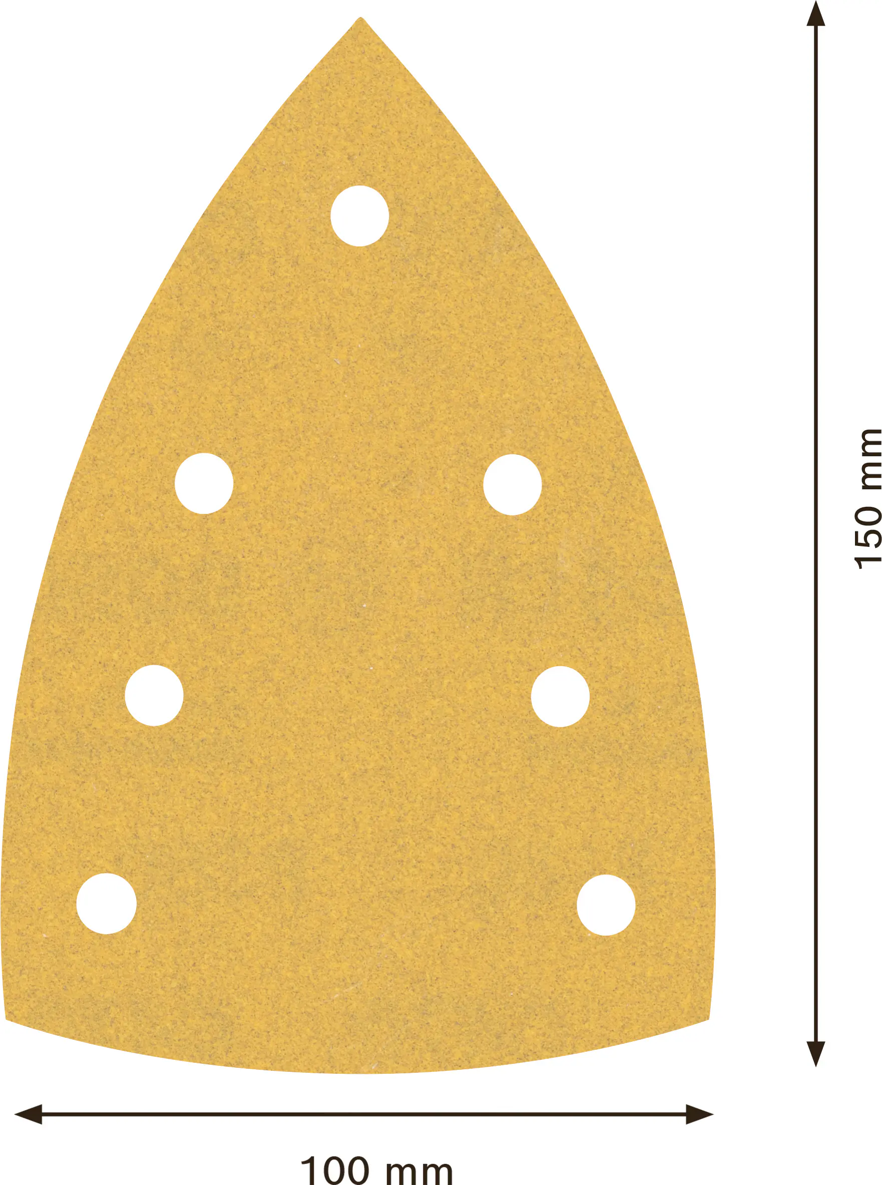 Bosch Expert C470 Schleifpapier für Multischleifer 100 x 150 mm G 180 10-teilig