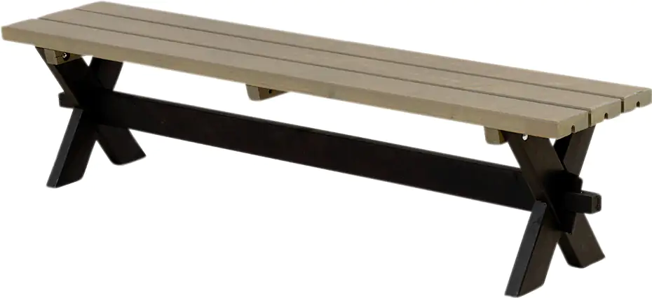 Plus Bank Nostalgie schwarz graubraun