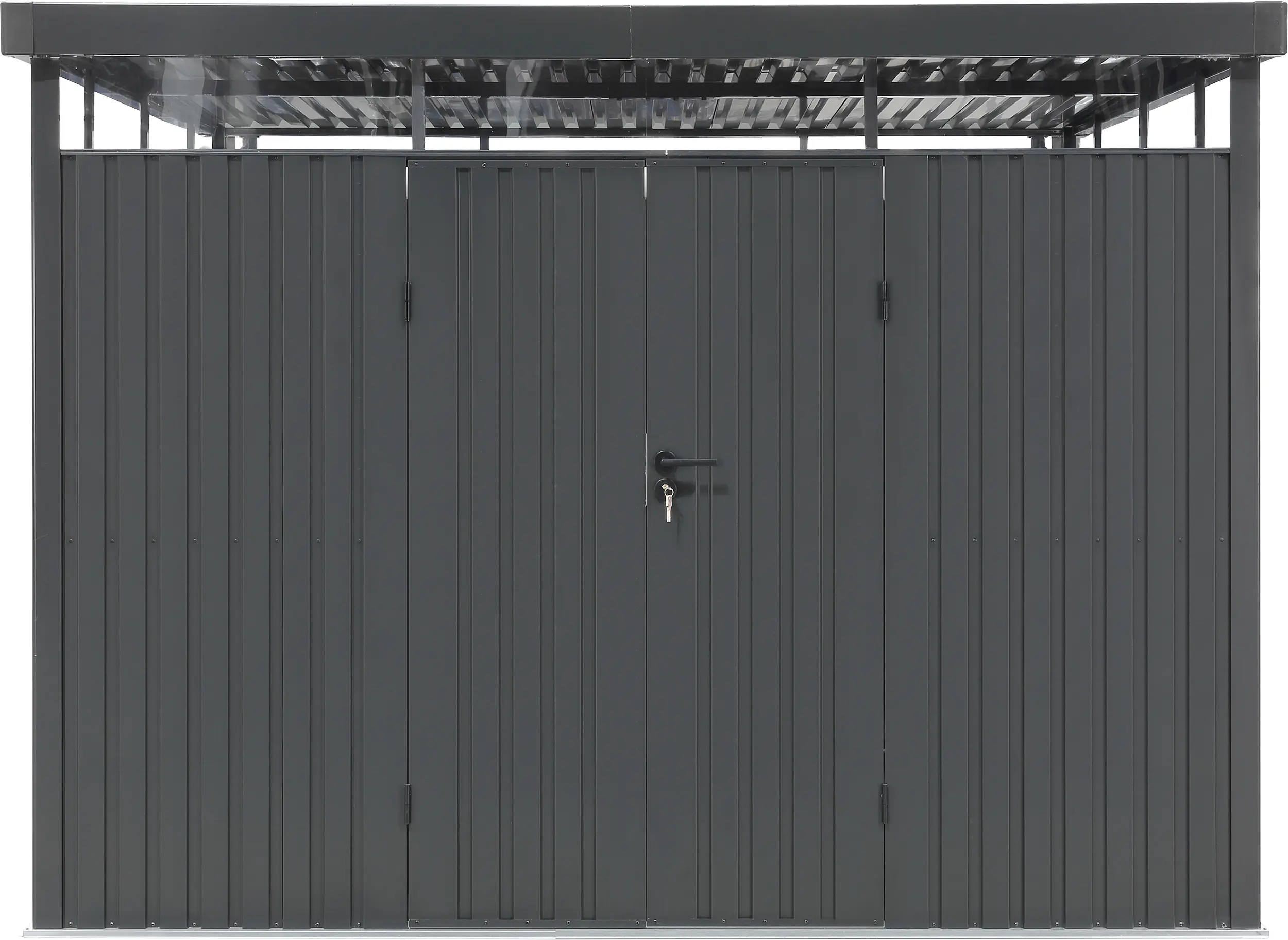 Tepro Metallgerätehaus Premium Shed 8x10 inkl. Regenrinne 300 x 180 cm