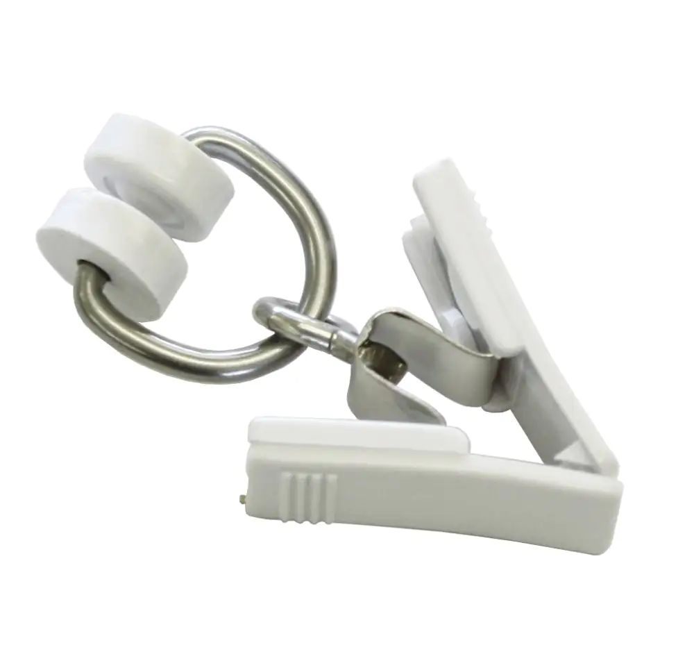 Gardinia T-Rollring mit Klammer 20 Stück, weiß Gardinia T-Rollring mit Klammer 20 Stück, weiß