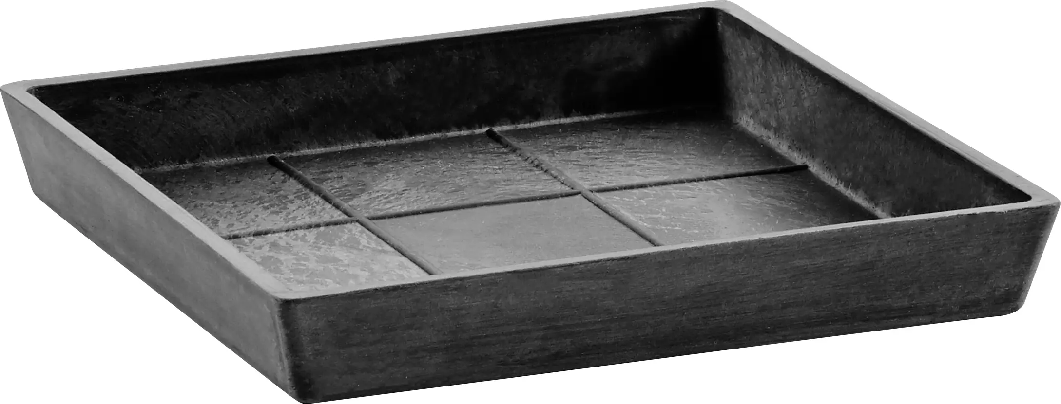 Ecopots Untersetzer dunkelgrau 22 x 22 cm Ecopots Untersetzer dunkelgrau 22 x 22 cm