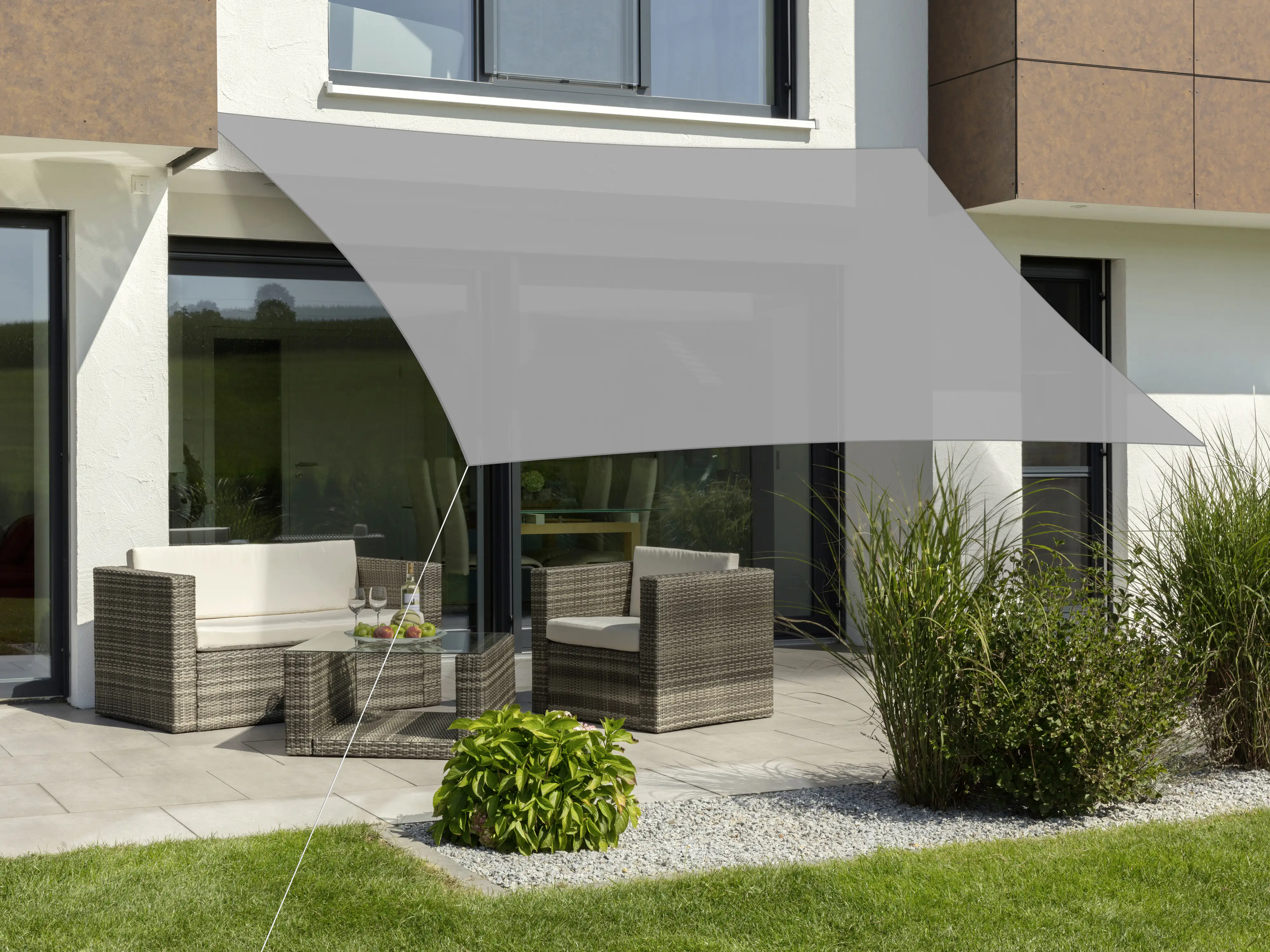 Schneider Sonnensegel Teneriffa silbergrau 500 x 360 cm