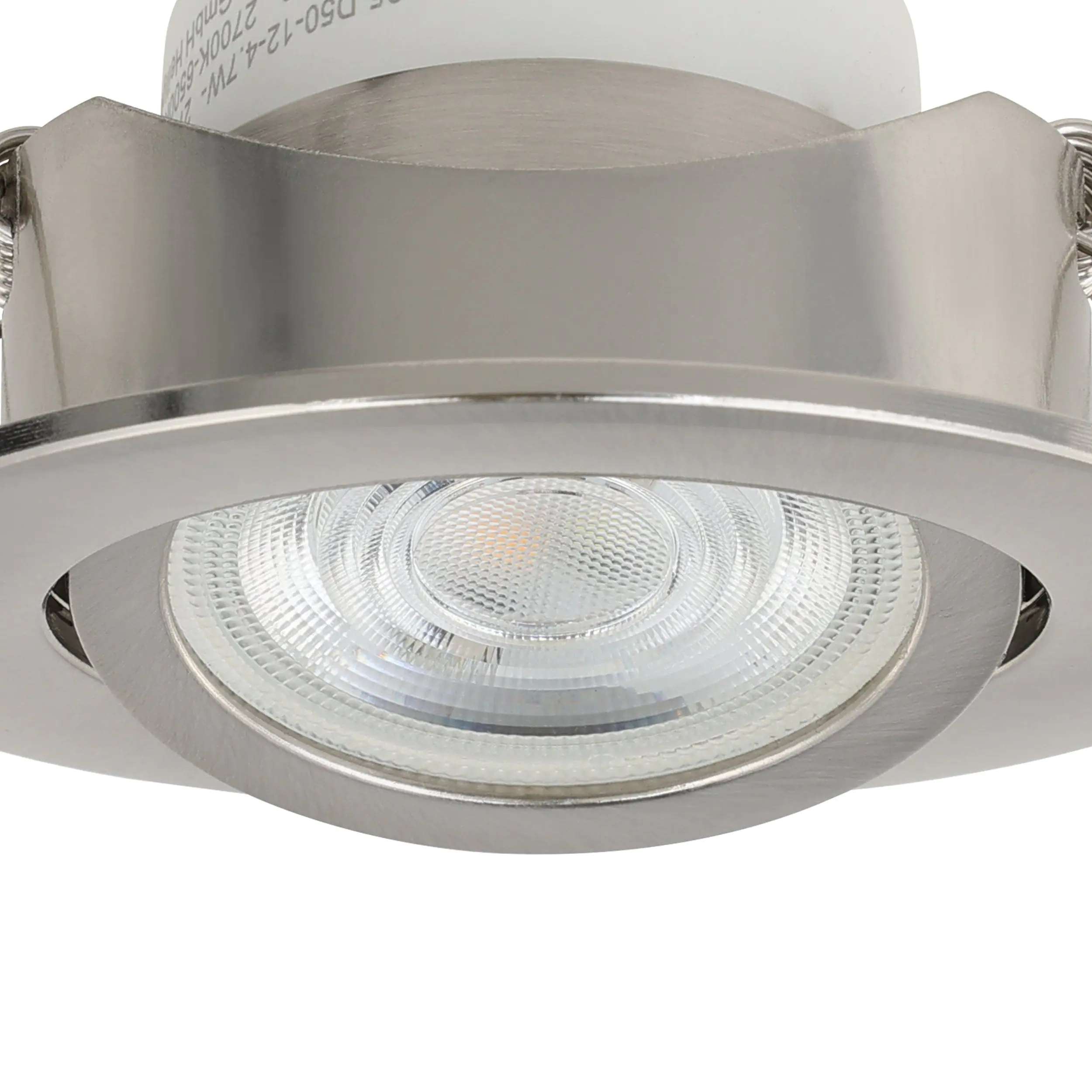 Eglo Connect Einbauleuchte Saliceto-Z nickel-matt Ø 8,8 cm dimmbar RGB Eglo Connect Einbauleuchte Saliceto-Z nickel-matt Ø 8,8 cm dimmbar RGB