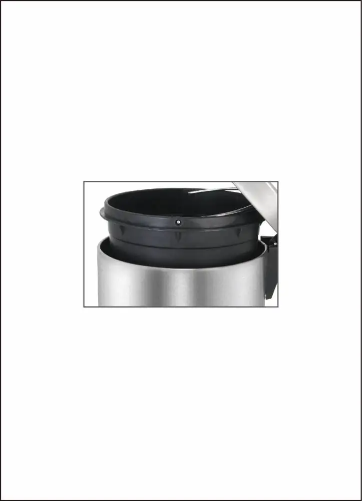 Primaster Treteimer Classic Anti-Fingerprint, 3 l, Soft-Close Funktion Primaster Treteimer Classic Anti-Fingerprint, 3 l, Soft-Close Funktion