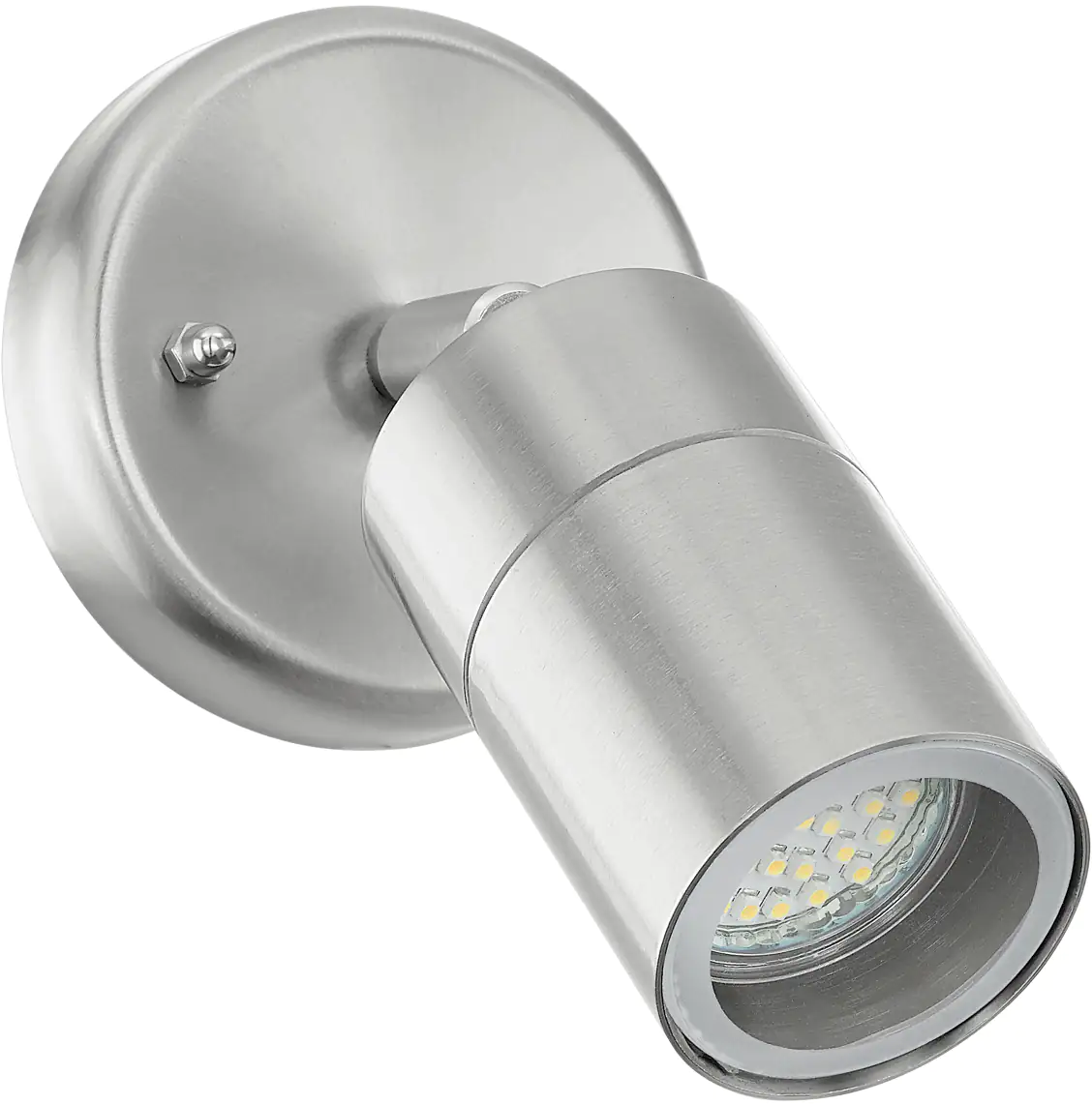 Eglo Led Außen-Wandleuchte Stockholm 1 GU10 edelstahl warmweiß Eglo Led Außen-Wandleuchte Stockholm 1 GU10 edelstahl warmweiß