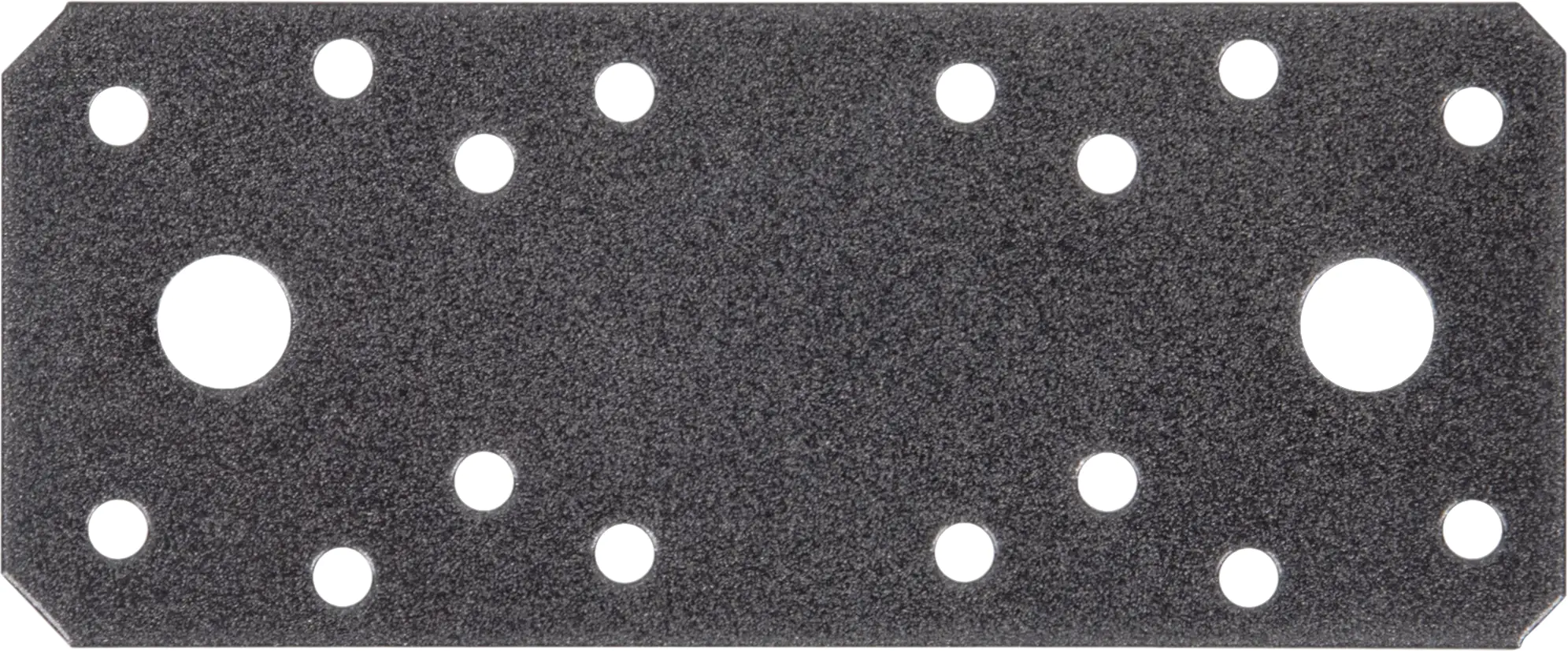 Alberts Duravis Flachverbinder schwarz diamant, 133 x 55 x 2,5 mm