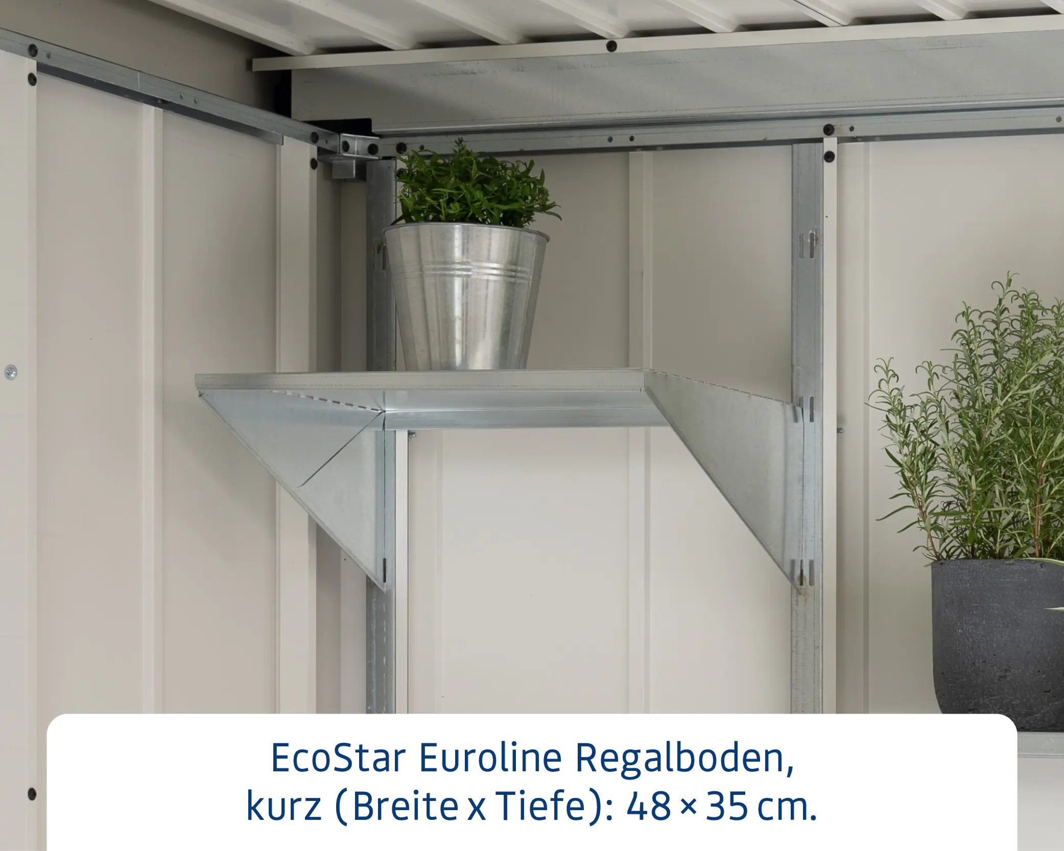 EcoStar Regalboden 480 für Gerätehaus EcoStar Regalboden 480 für Gerätehaus