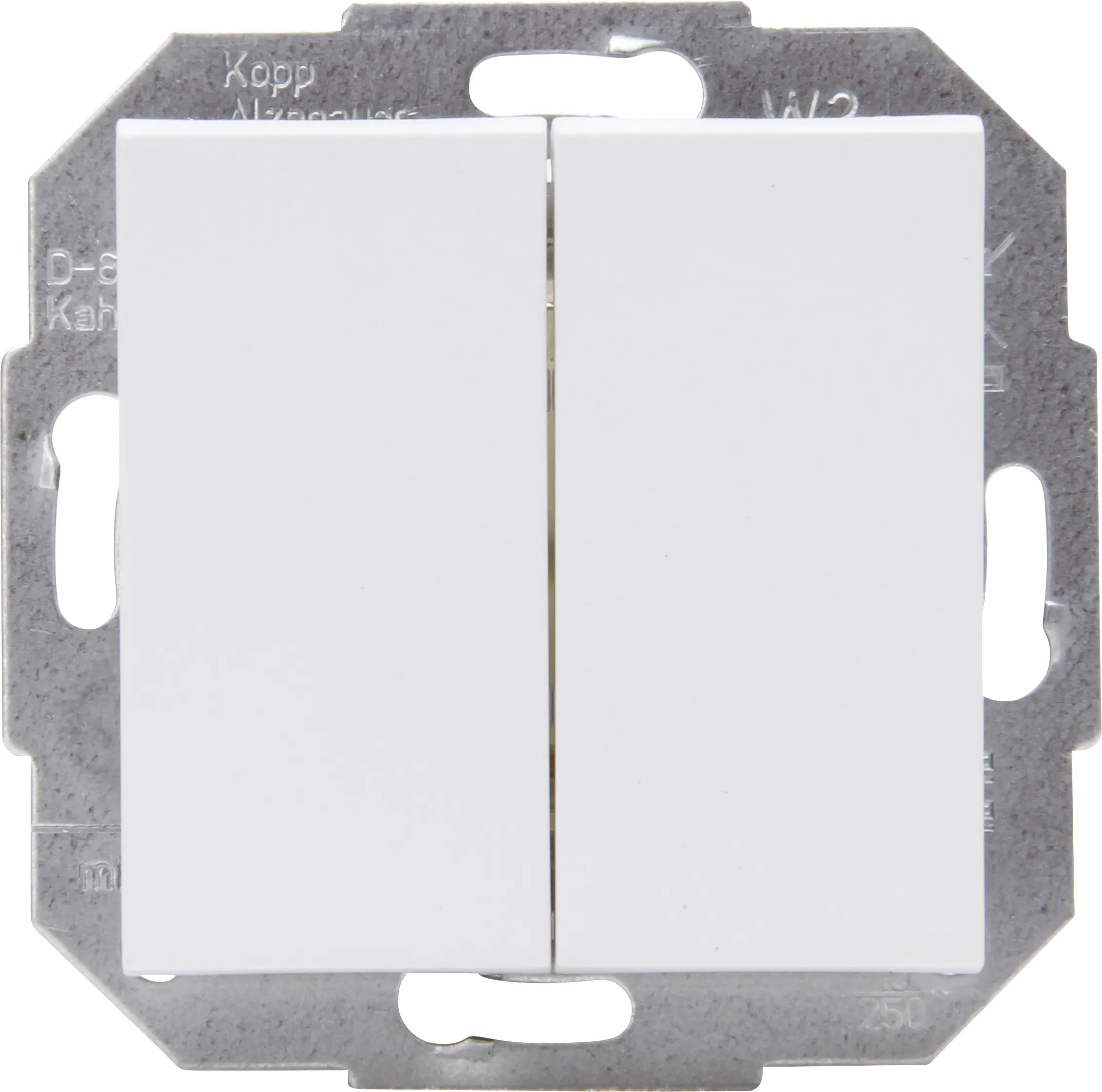 Kopp W/W-Schalter Athenis arktisweiß matt, 650350083