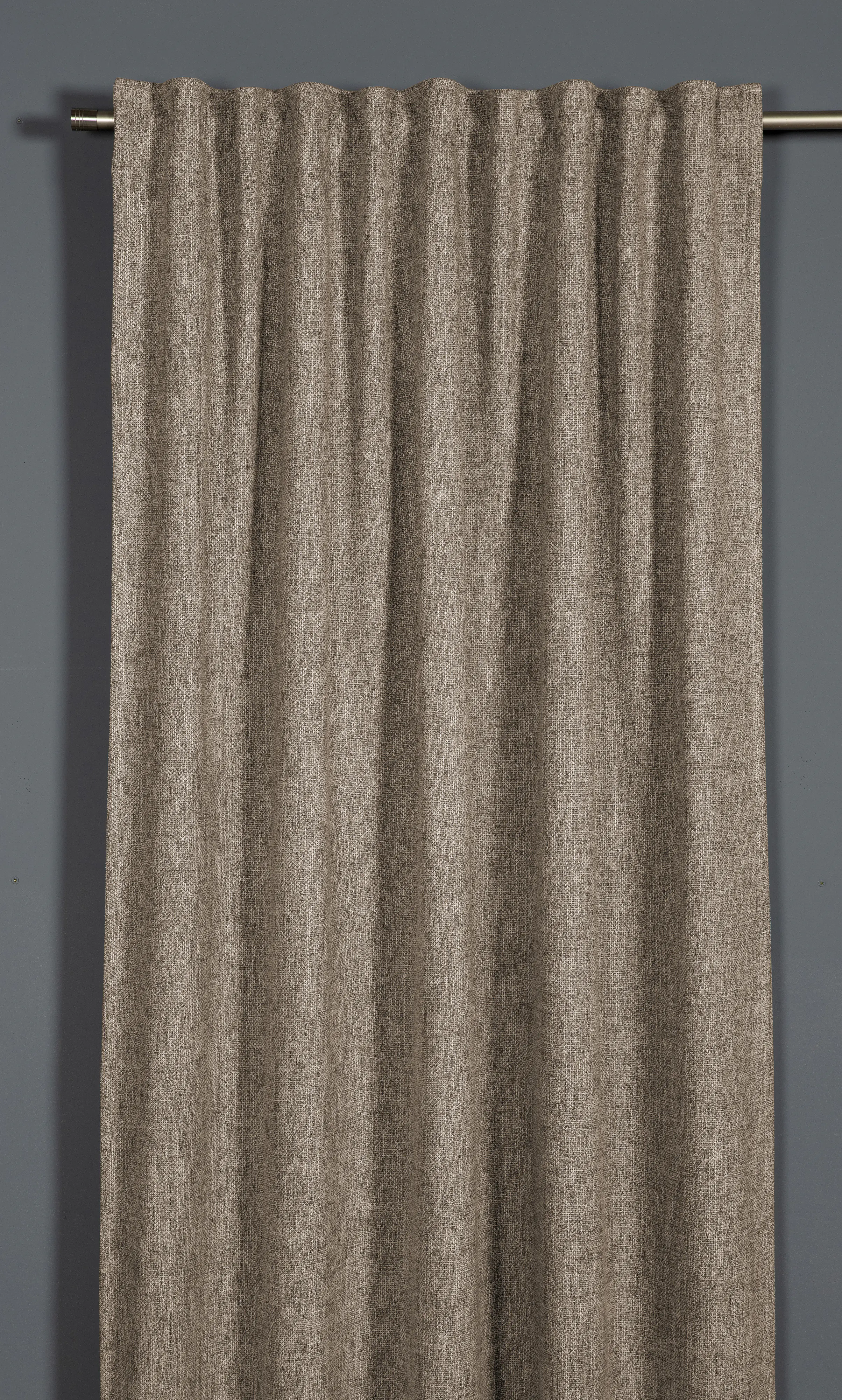 Sehlbach Fertigschal mit Gardinenband Dimout 130 x 245 cm braun