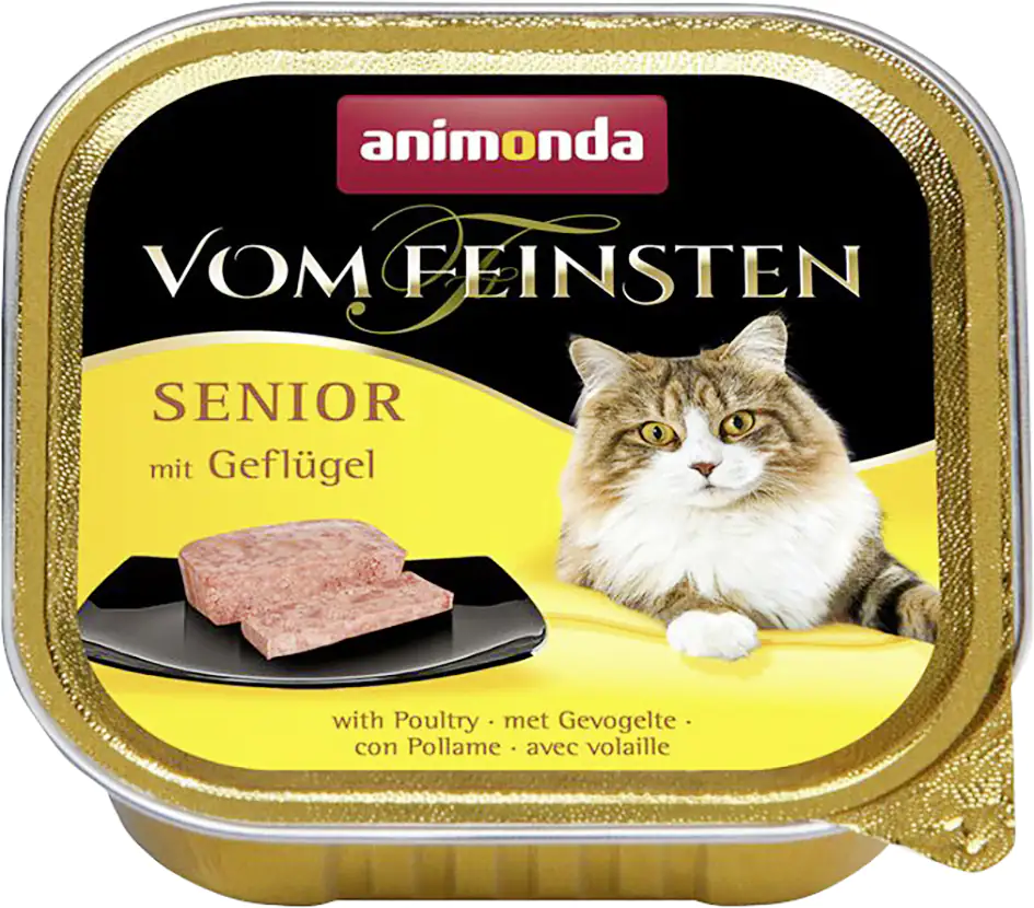 Animonda Vom Feinsten Senior Katzennassfutter mit Geflügel, 100 g Animonda Vom Feinsten Senior Katzennassfutter mit Geflügel, 100 g
