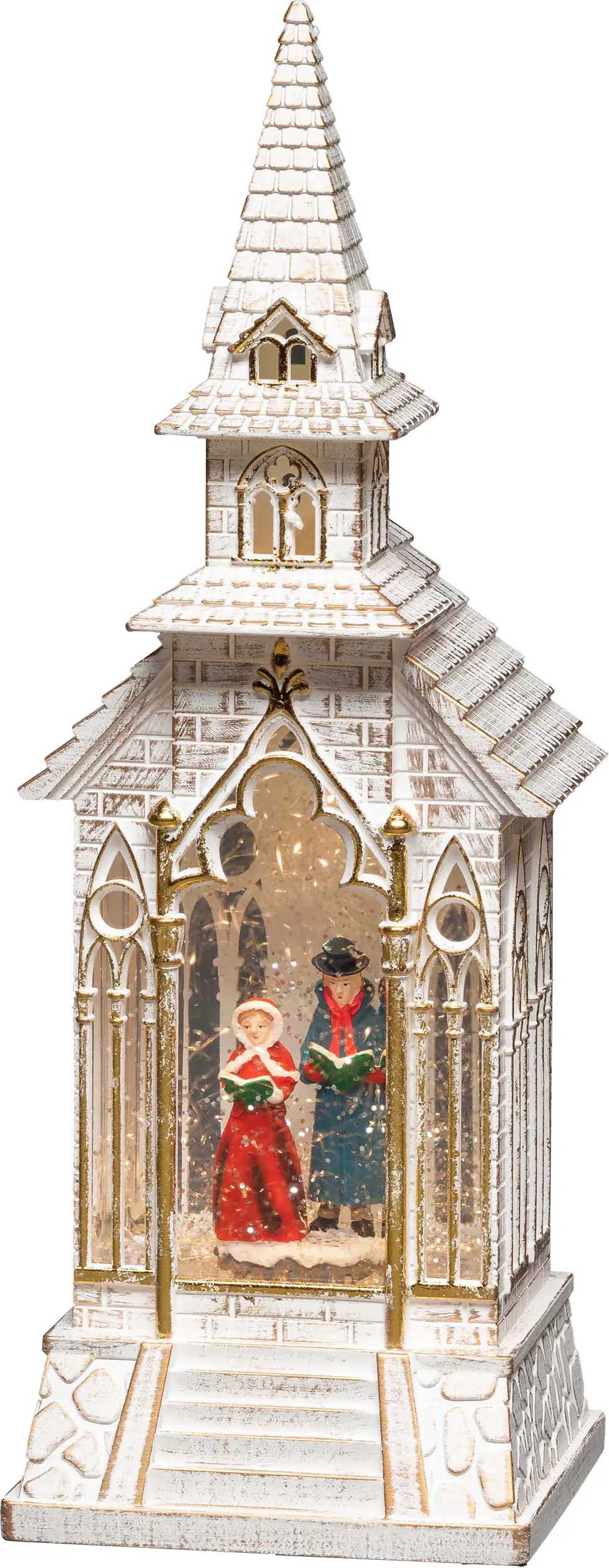Konstsmide LED weiße Kirche 11,5 x 11 x 33 cm