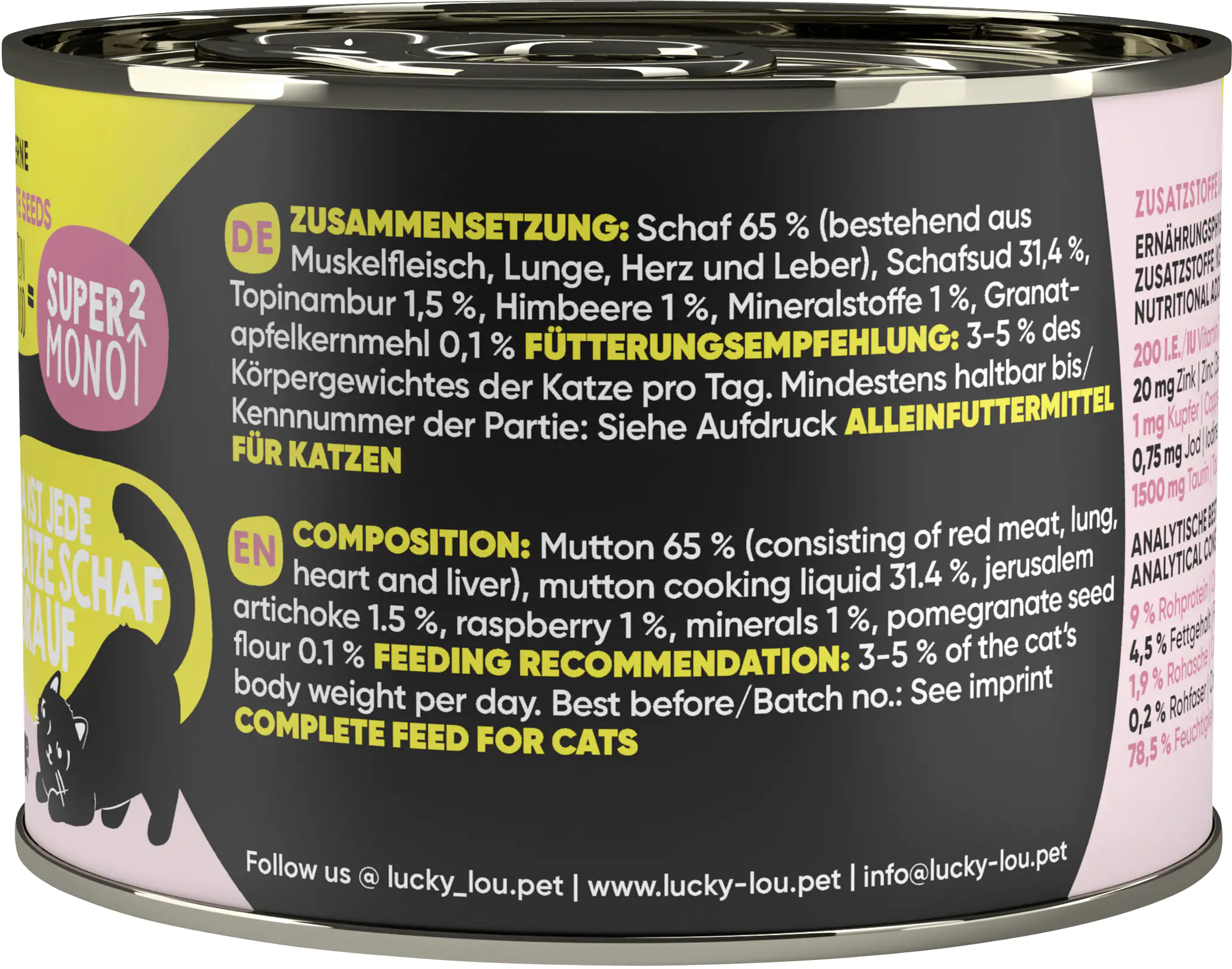 Lucky Lou SuperMono² Schaf 200g