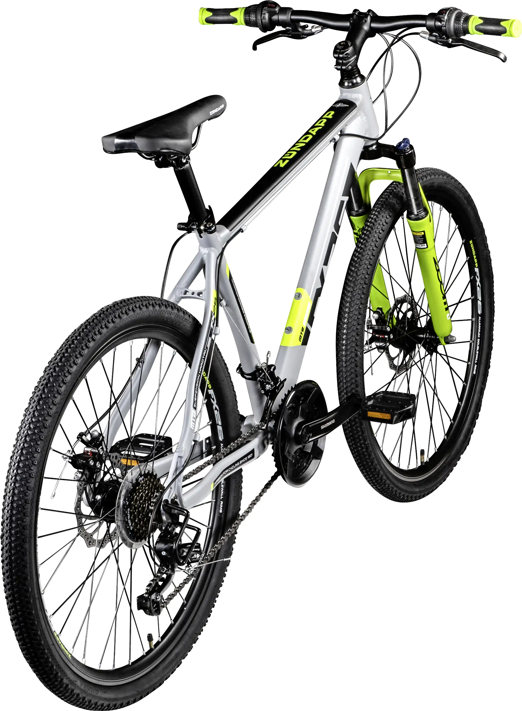 Zündapp Mountainbike FX26 MTB Hardtail 26 Zoll RH 46cm 24-Gang grau grün