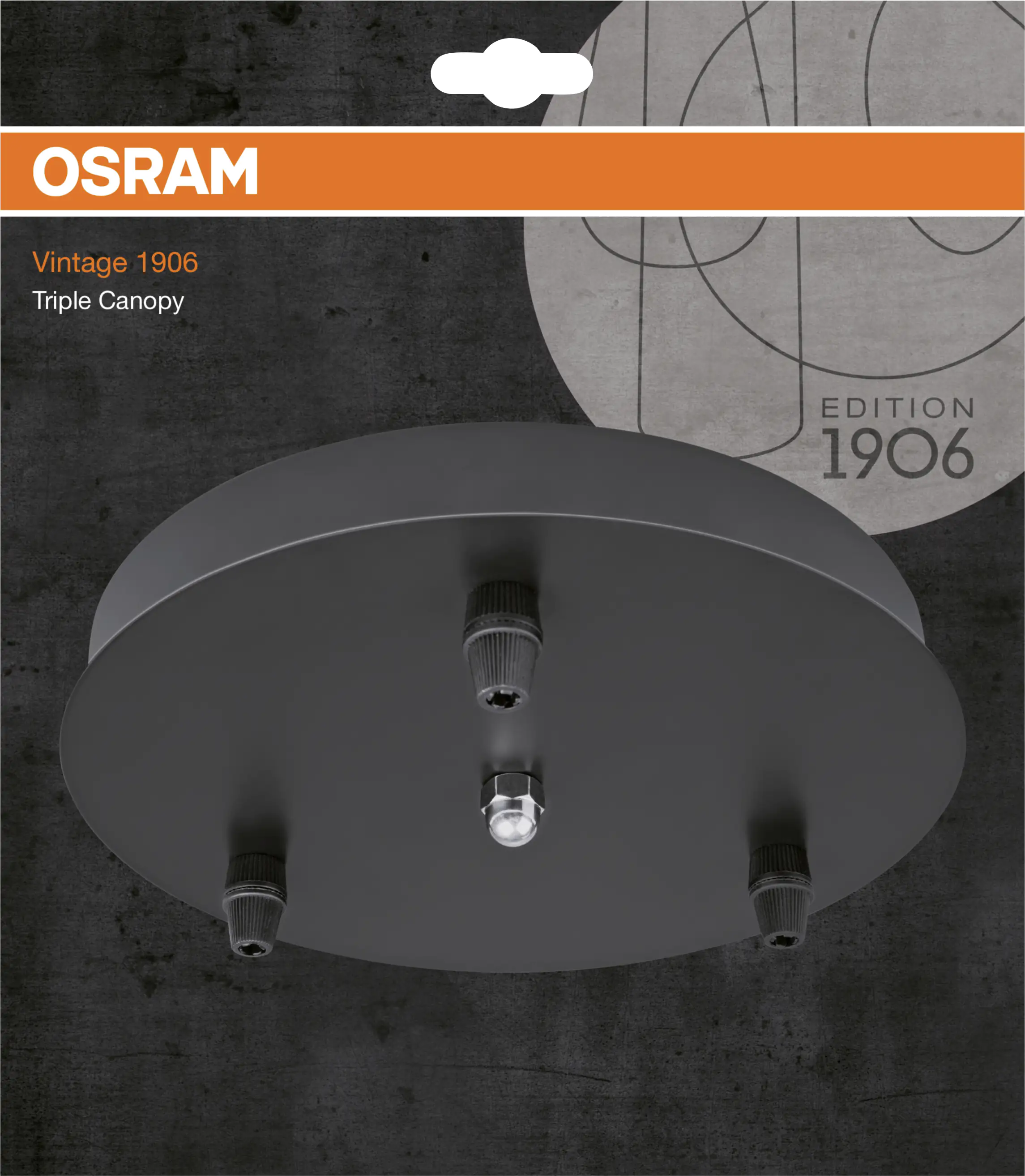 Ledvance Deckenhalterung Vintage1906 Pendulum Ø 20 cm 3er rund