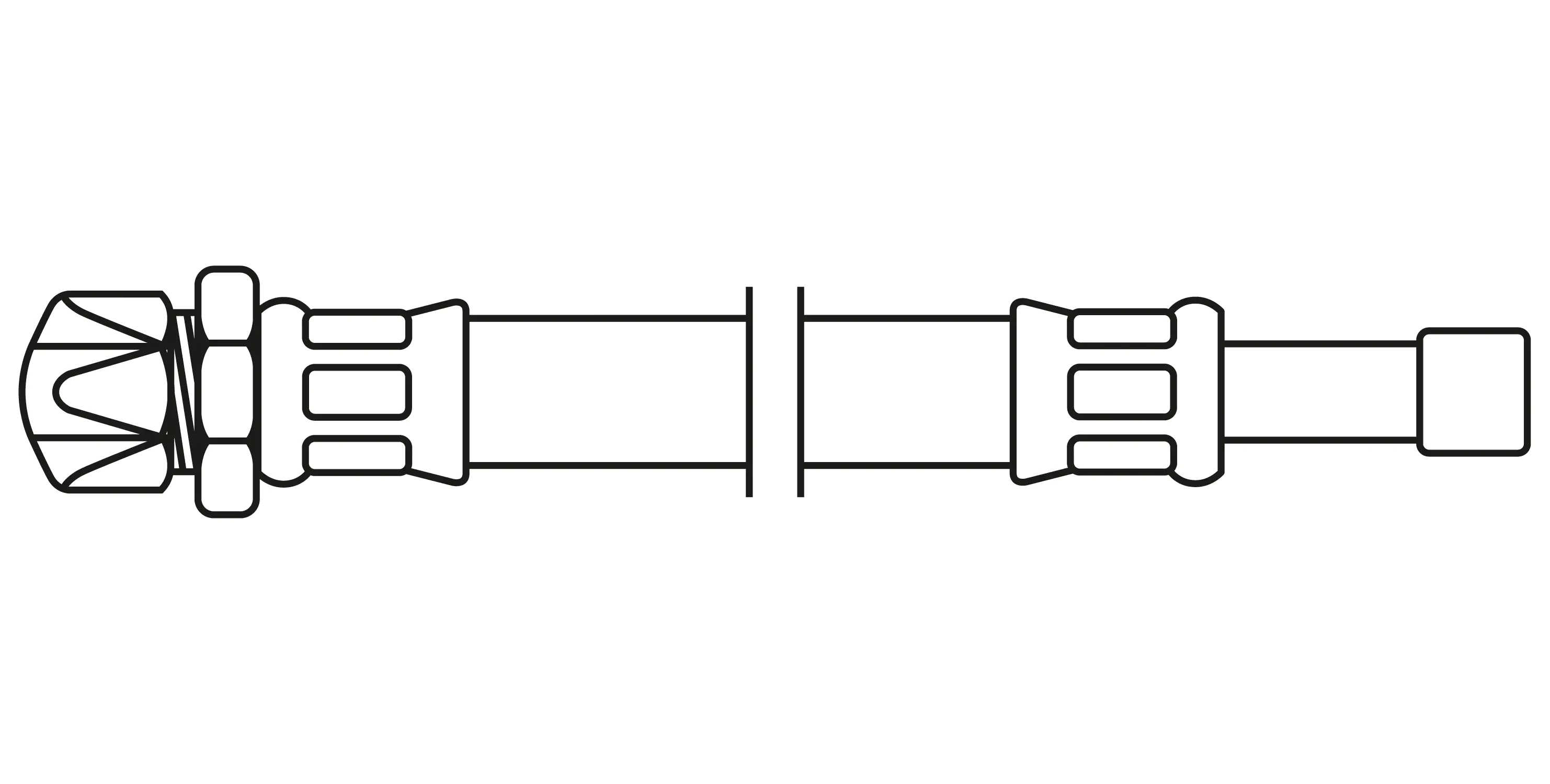 7611038185336_2212050 FLEXO Anschlussschlauch FLEXO®Q 10mm x R 10mm DN8, 30 cm