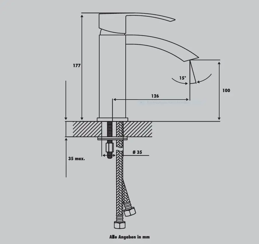 Primaster Waschtischarmatur Splash verchromt Primaster Waschtischarmatur Splash verchromt