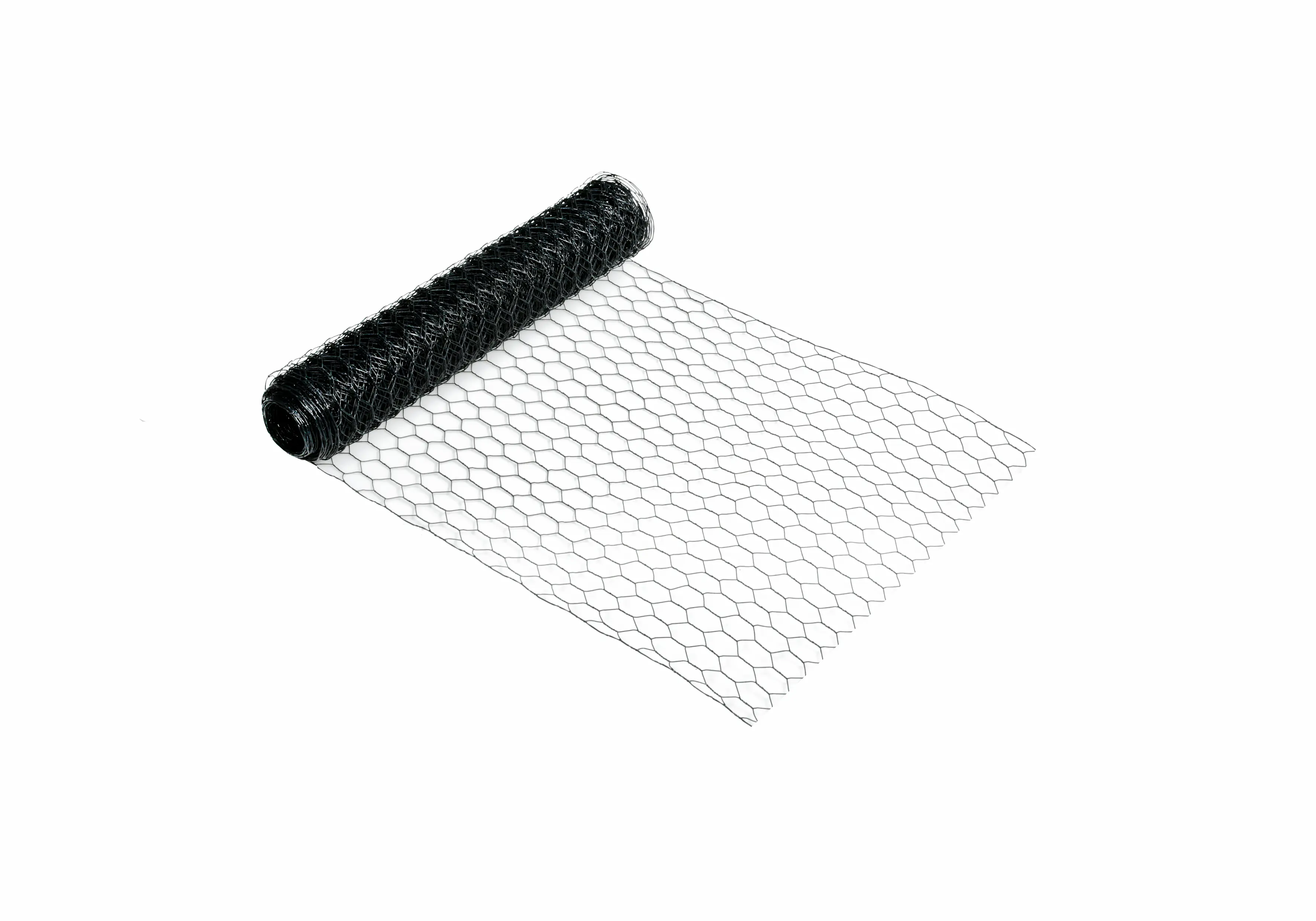 Floraworld Maschendraht-Zaun 10 m x 50 cm 25 mm Maschenweite anthrazit