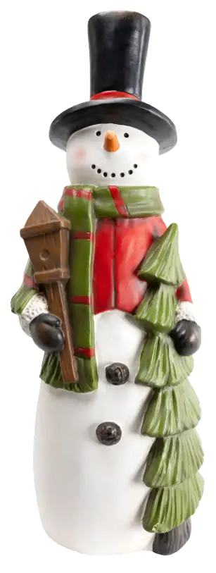 TrendLine Dekofigur Schneemann 35 x 28 x 80 cm