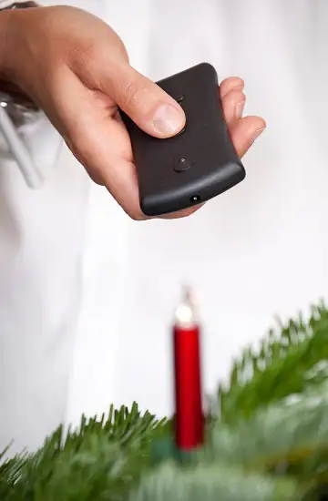 Krinner Lumix Weihnachtsbaumkerzen Premium mini Basisset 12 LEDs