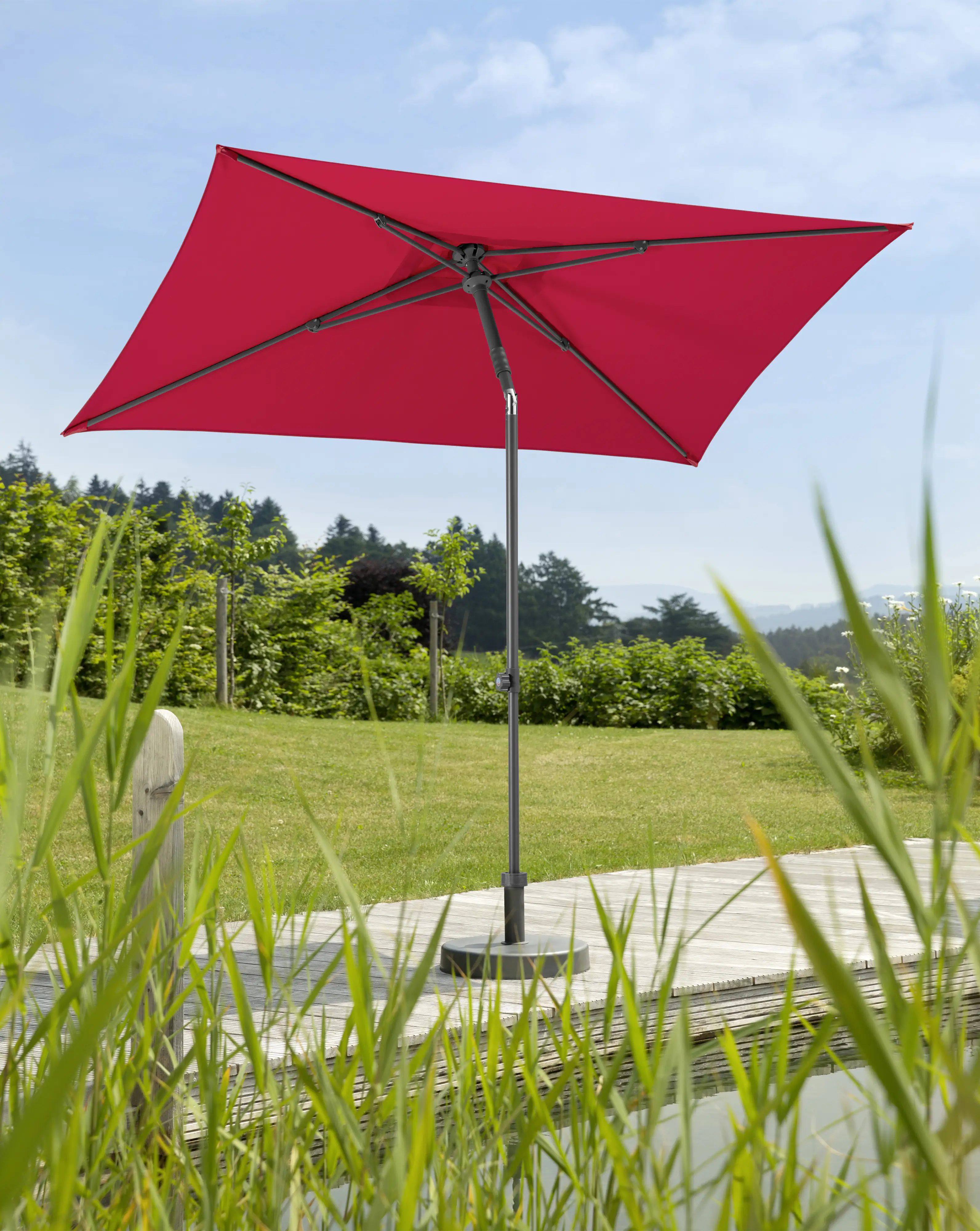 Schneider Sonnenschirm Sevilla rot 240 x 140 cm Schneider Sonnenschirm Sevilla rot 240 x 140 cm