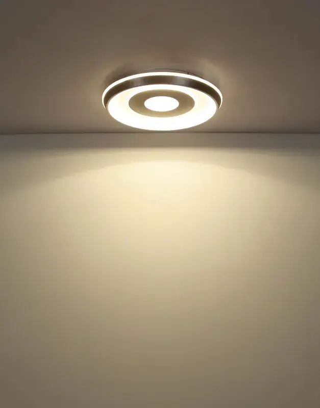 Globo Deckenleuchte Williamson 49 x 7 cm (Ø x H) weiß matt warmweiß-kaltweiß