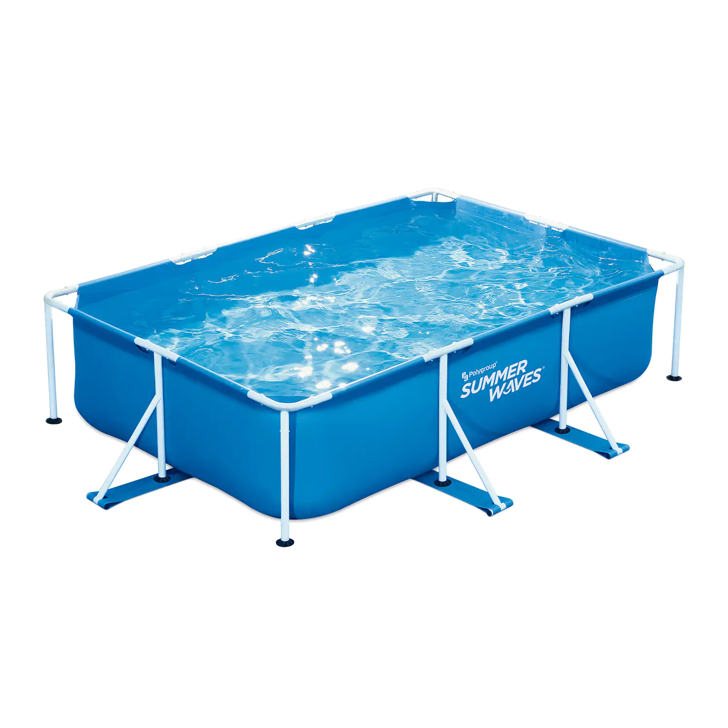 Summer Waves Pool Rectangular Metall Frame Pool 3 m x 2 m x 75 cm