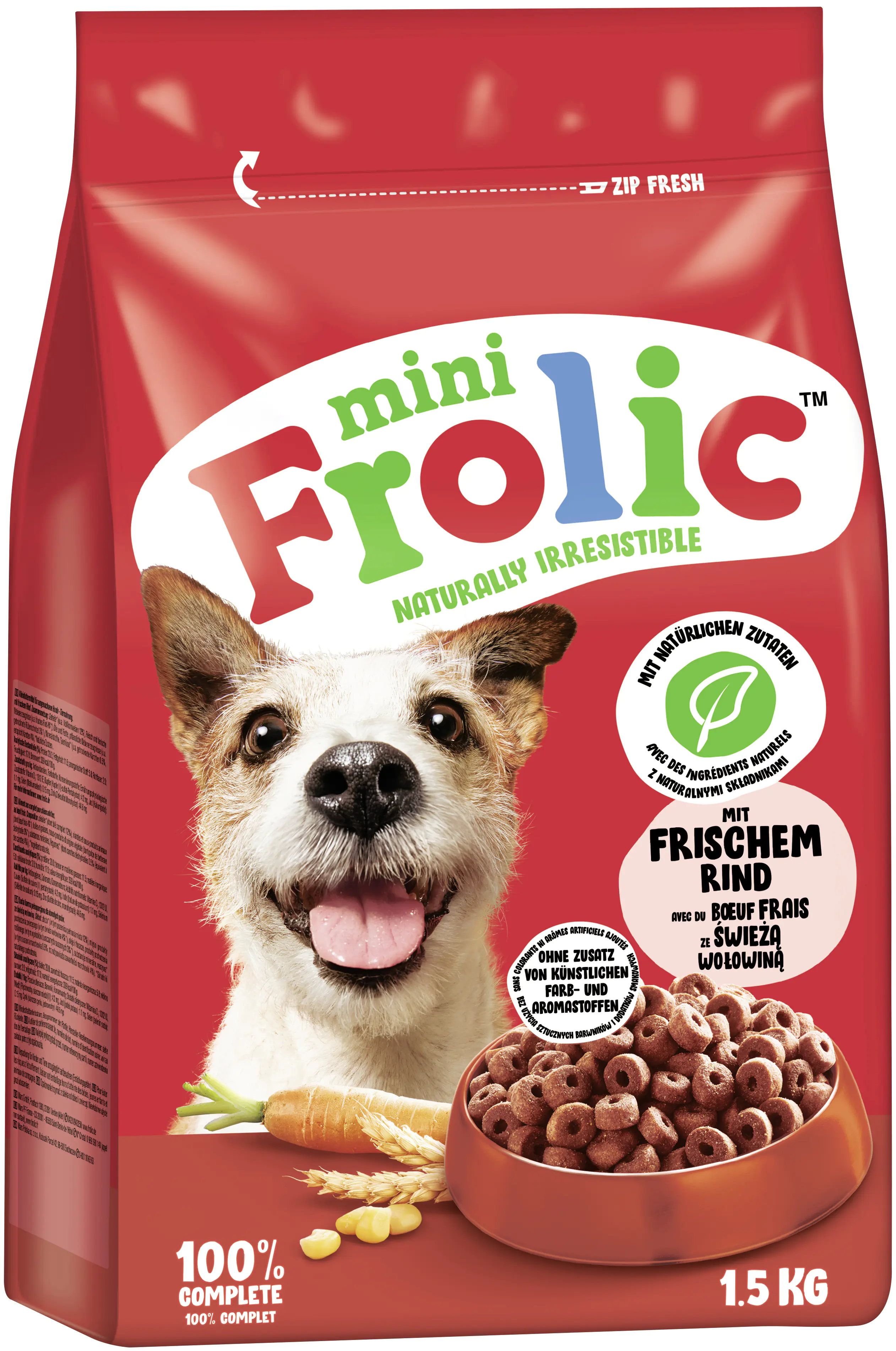 Frolic Trockenfutter Mini Rind 1,5 kg Frolic Trockenfutter Mini Rind 1,5 kg