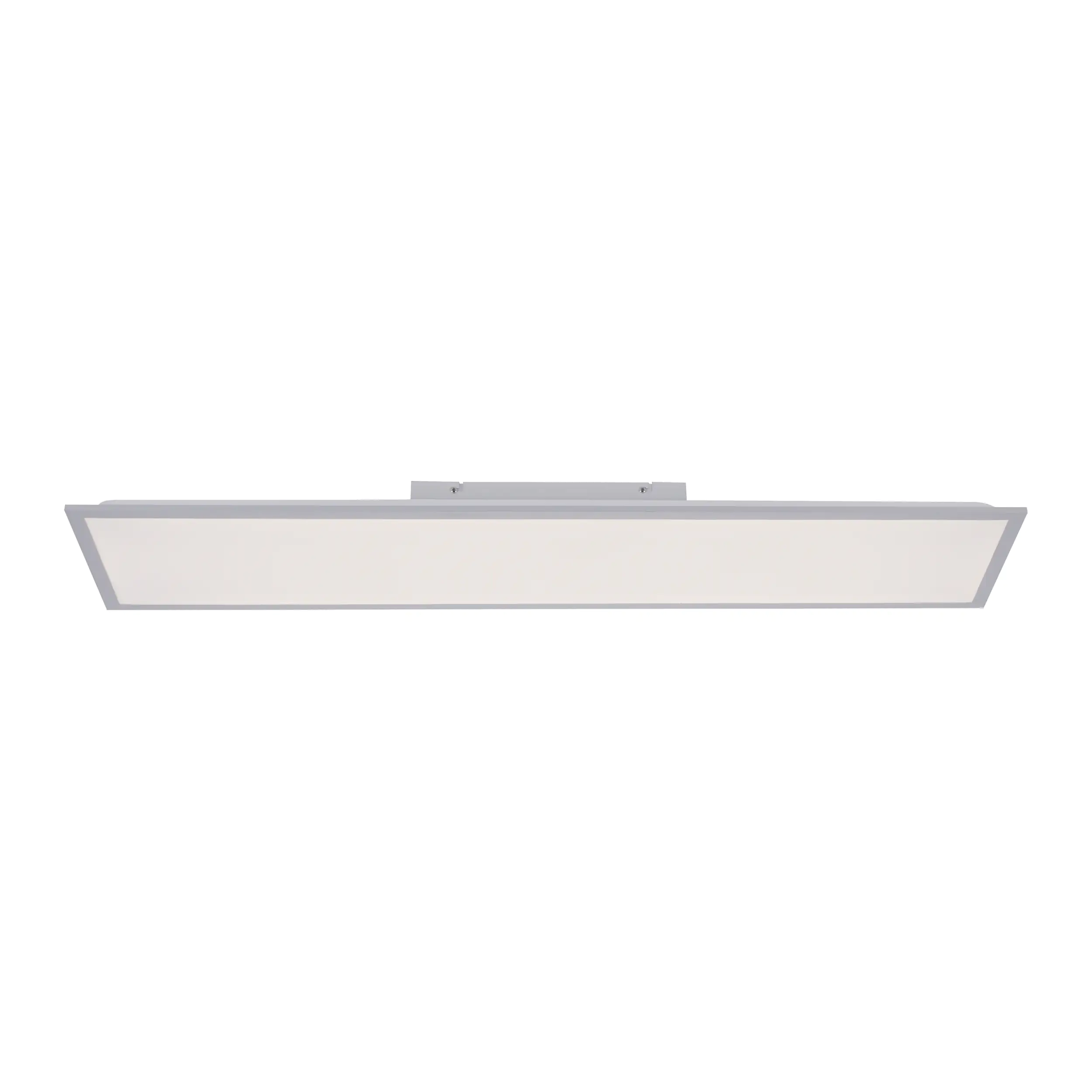 JustLight LED Deckenleuchte Flat silber 119,5 x 29,5 cm dimmbar