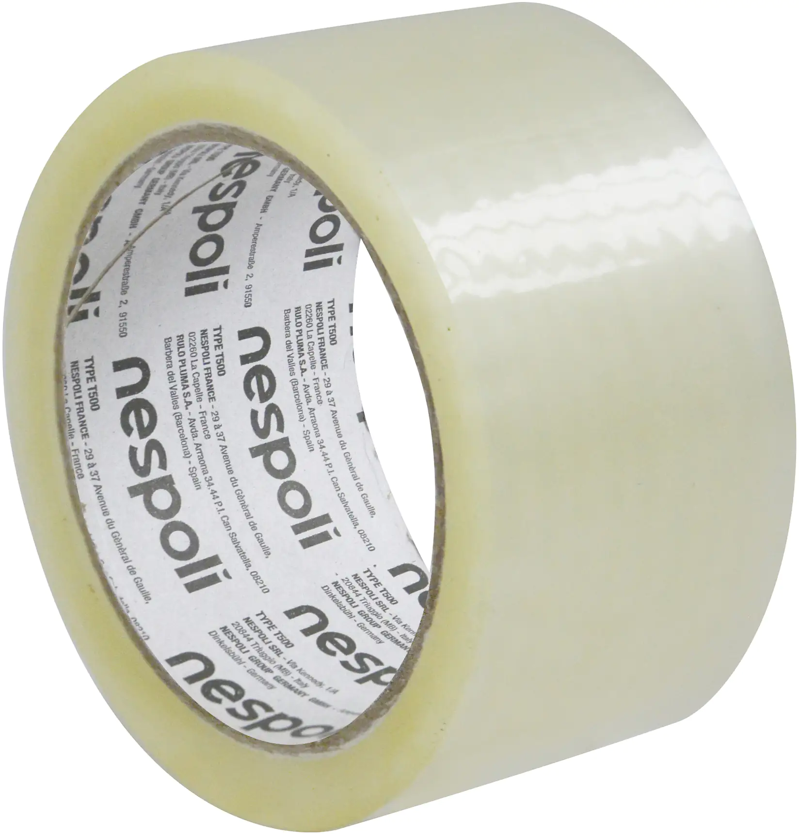 Nespoli Profi Packband transparent leise abrollend 50 mm x 66 m