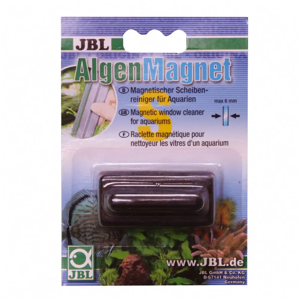 JBL Aquarienzubehör Algenmagnet Scheiben-Reinigungsmagnet für 6 mm Scheiben