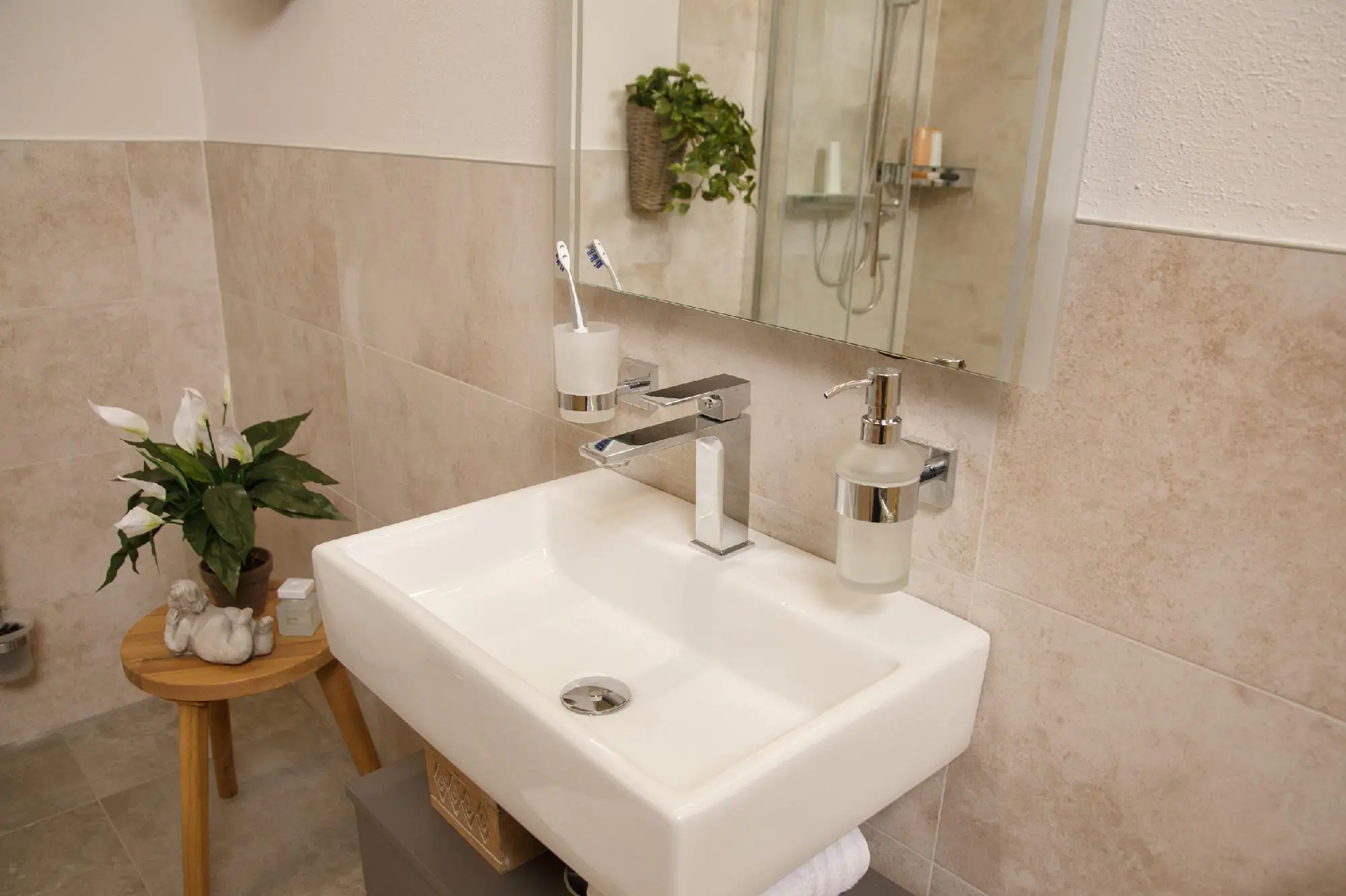 Dijk Pflanzer Holz natur 27 x 14 x 14 cm