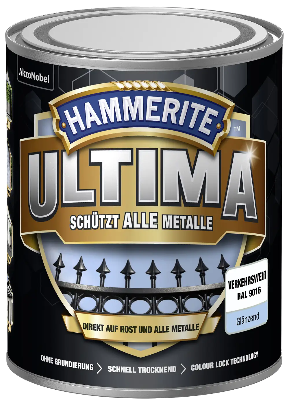 4007591724335 Hammerite Metallschutzlack ULTIMA 750 ml weiß glänzend
