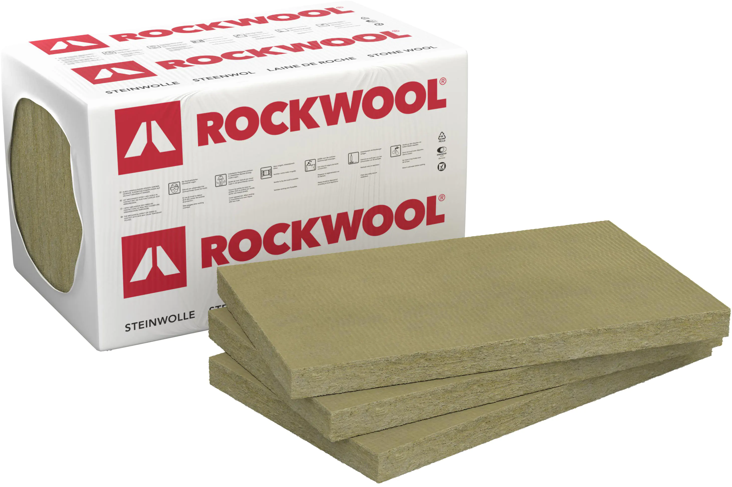 Rockwool Trennwandplatte Sonorock Steinwolle WLG 040
