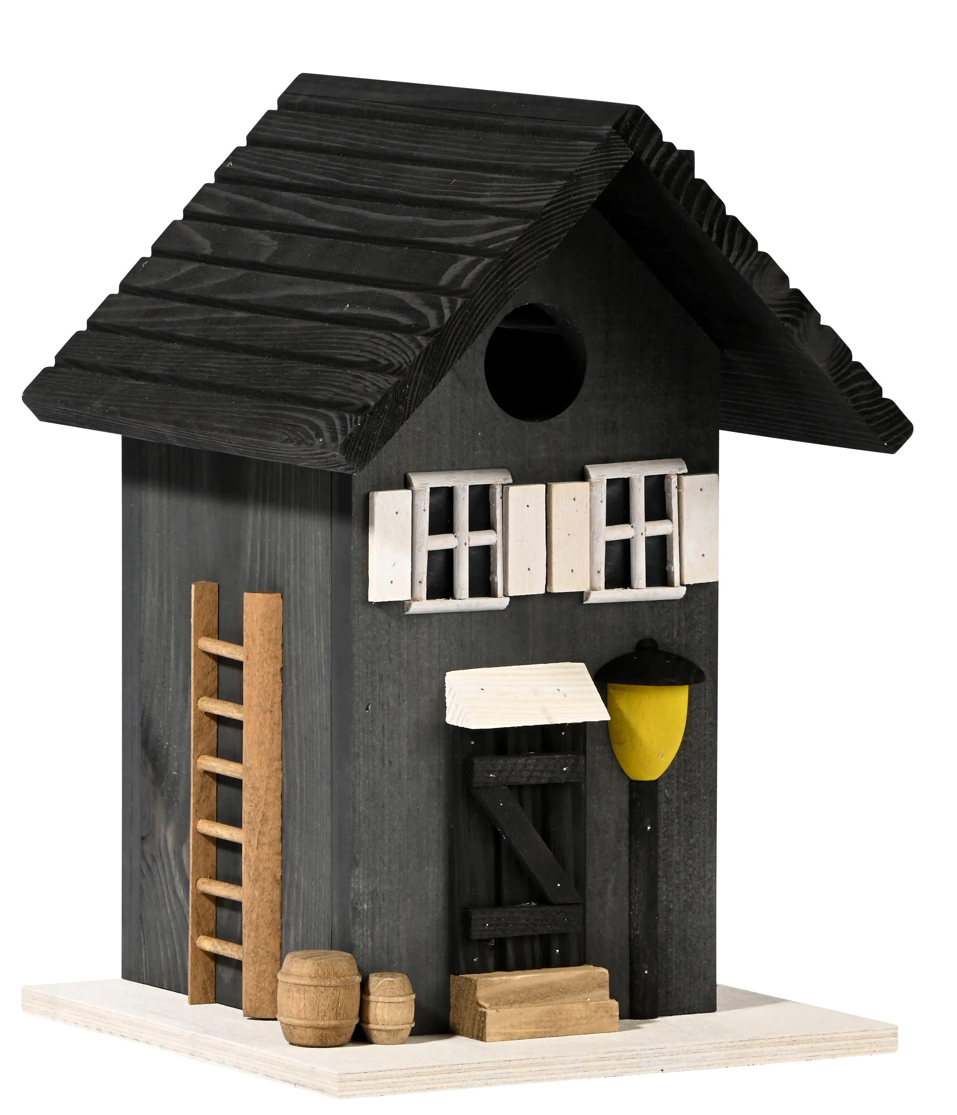 Dobar Nistkasten Onkel Bob schwarz 18,5 x 19 x 27,3 cm