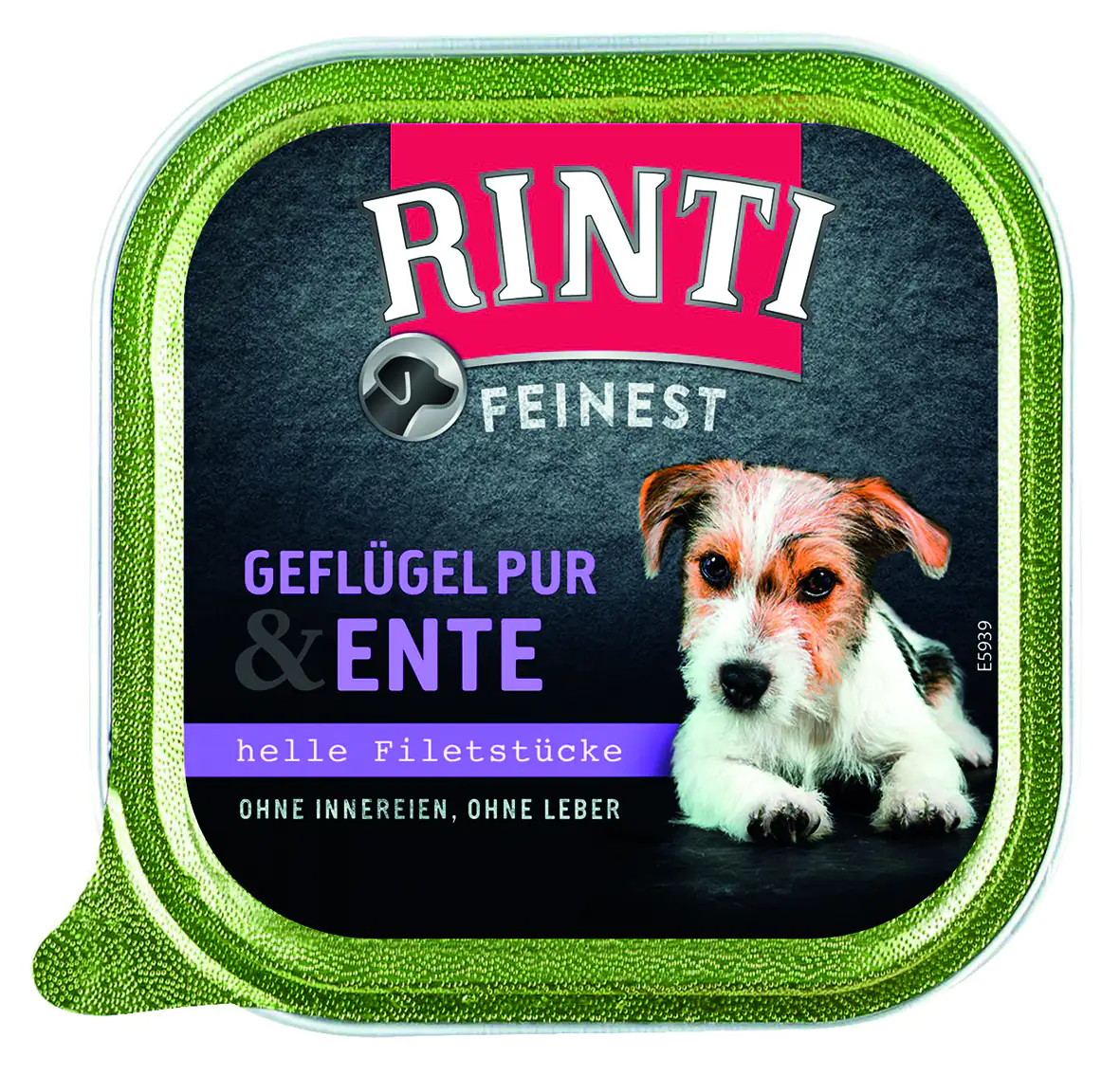Rinti Feinest Hundenassfutter Adult 150 g Geflügel pur & Ente
