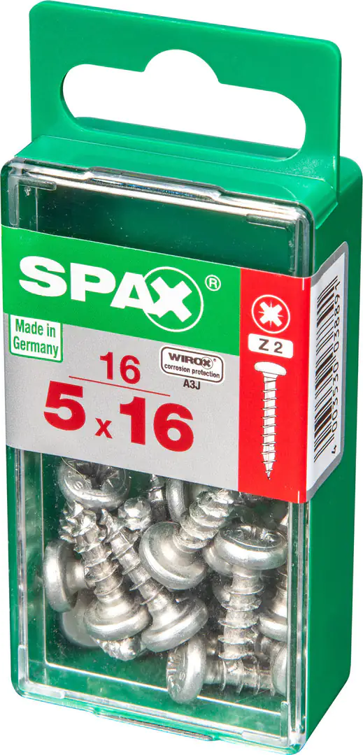 Spax Universalschrauben 5.0 x 16 mm TX 20 - 16 Stk. Spax Universalschrauben 5.0 x 16 mm TX 20 - 16 Stk.