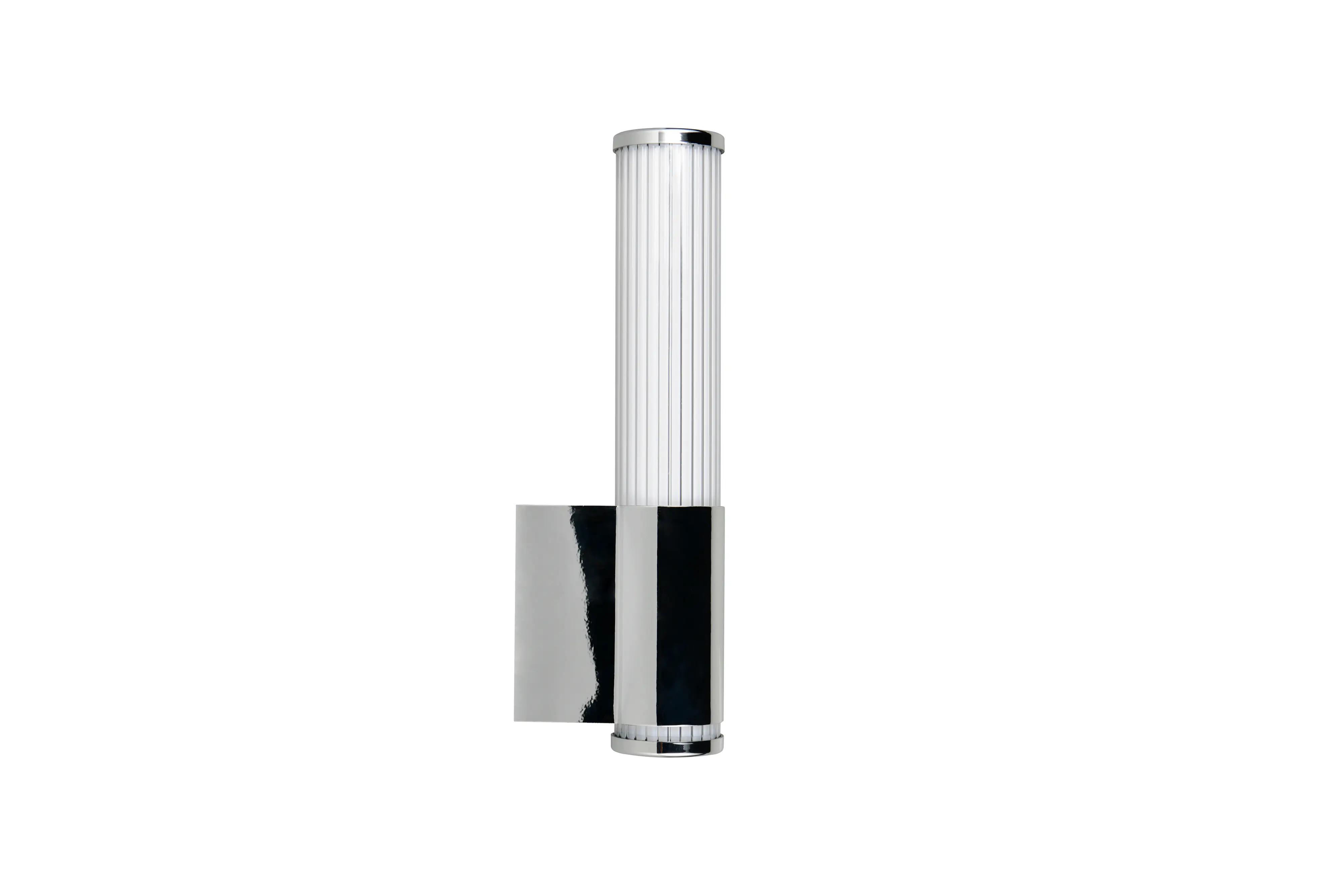 Trio LED-Wandleuchte Stefano chrom mit Steckdose CCT