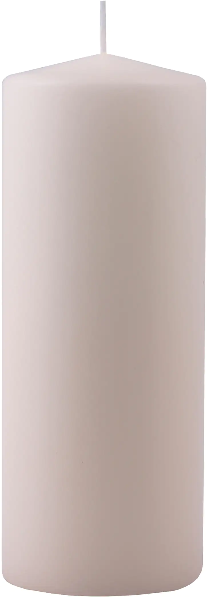 Diana Candles Stumpenkerze creme Höhe 20 cm, Ø 6,8 cm