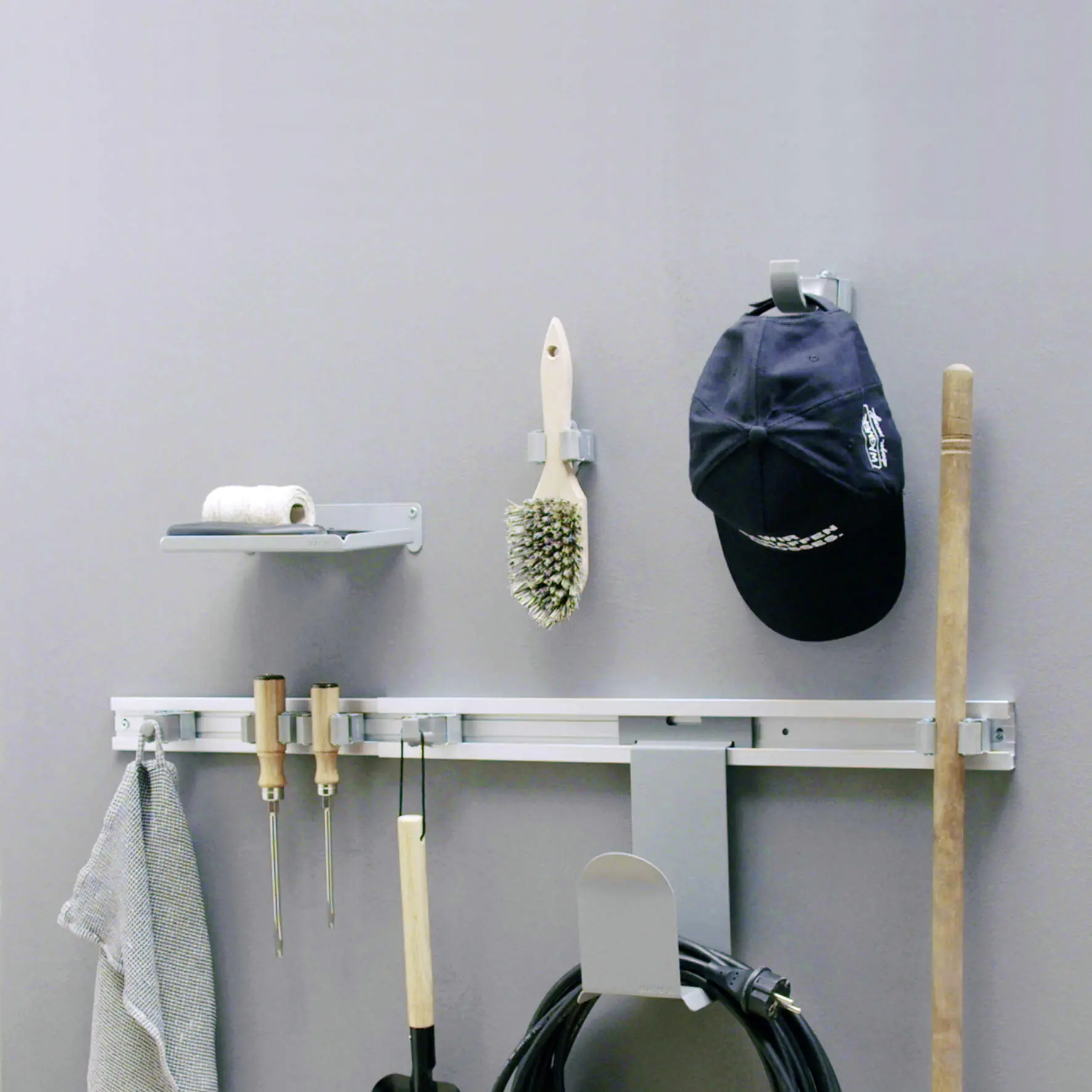 Wagner Wandhaken Knopfhaken hooks4tools Tragkraft bis 2 kg Stahl grau 2 Stück Wagner Wandhaken Knopfhaken hooks4tools Tragkraft bis 2 kg Stahl grau 2 Stück