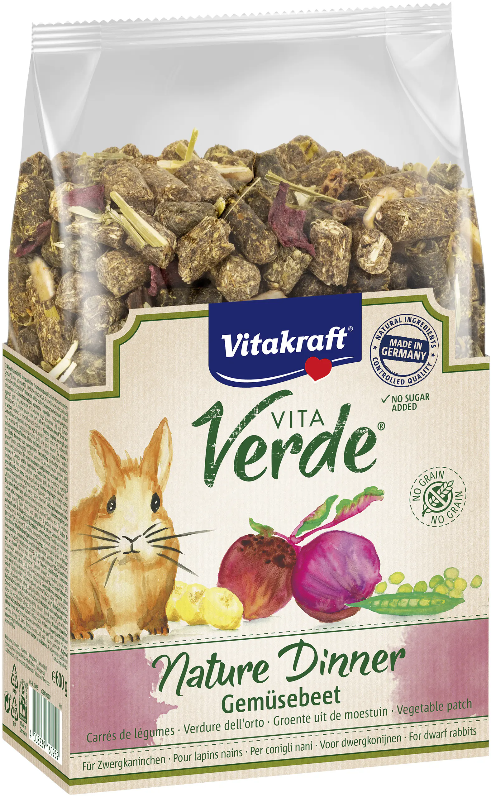 Vitakraft V.Verde NatureDinner Gemüse 600 g Vitakraft V.Verde NatureDinner Gemüse 600 g