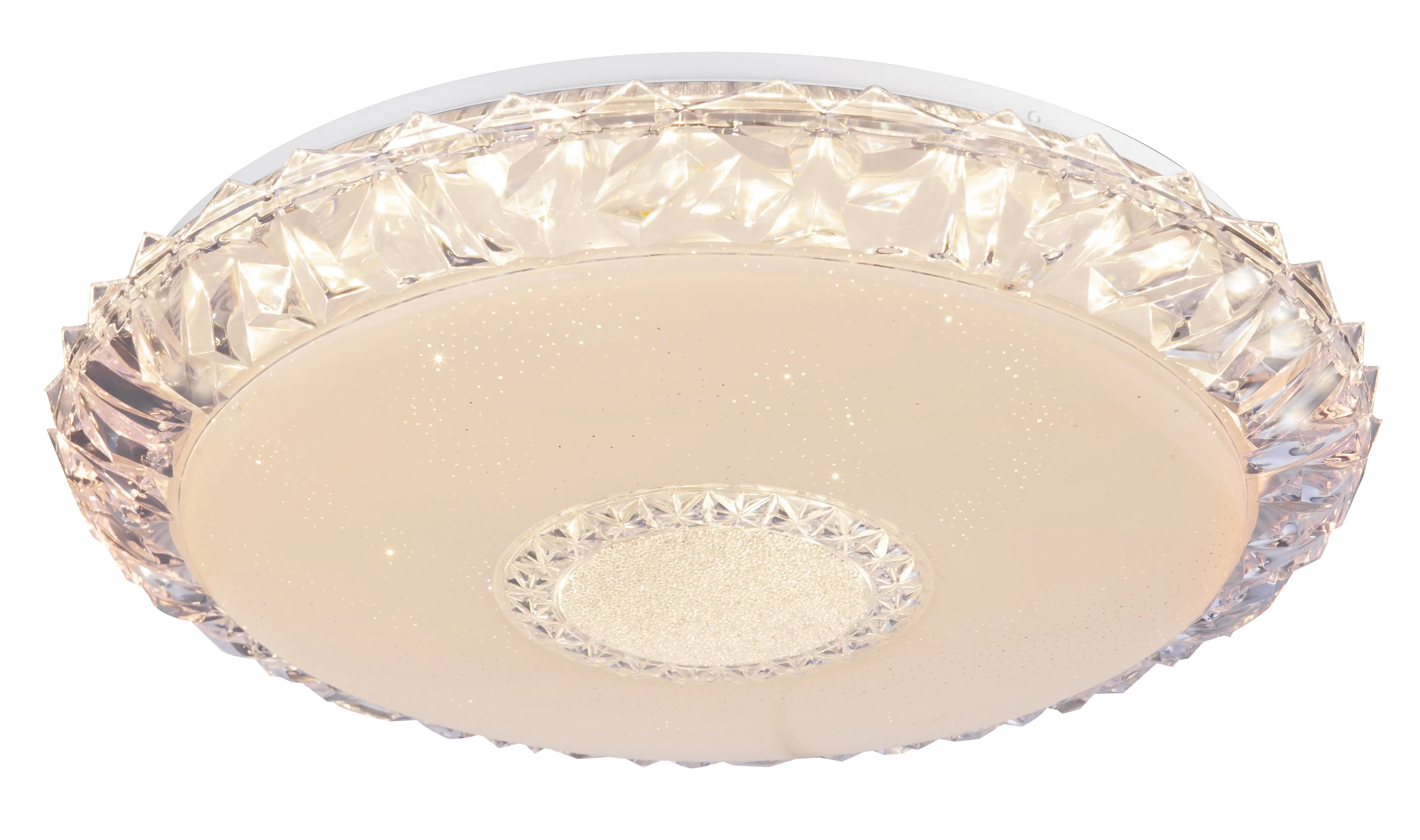 9007371407019_3 Globo LED Deckenleuchte Eddie opal, klar, weiß, mit Fernbedienung