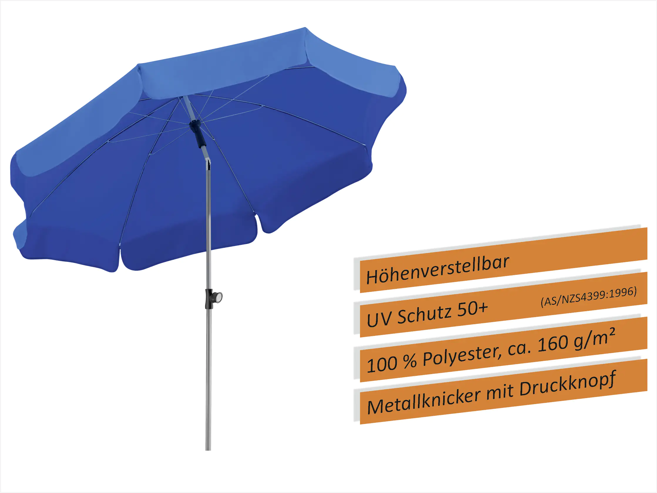 4000570716796_2283509 Schneider Sonnenschirm Locarno royalblau Ø 200 cm