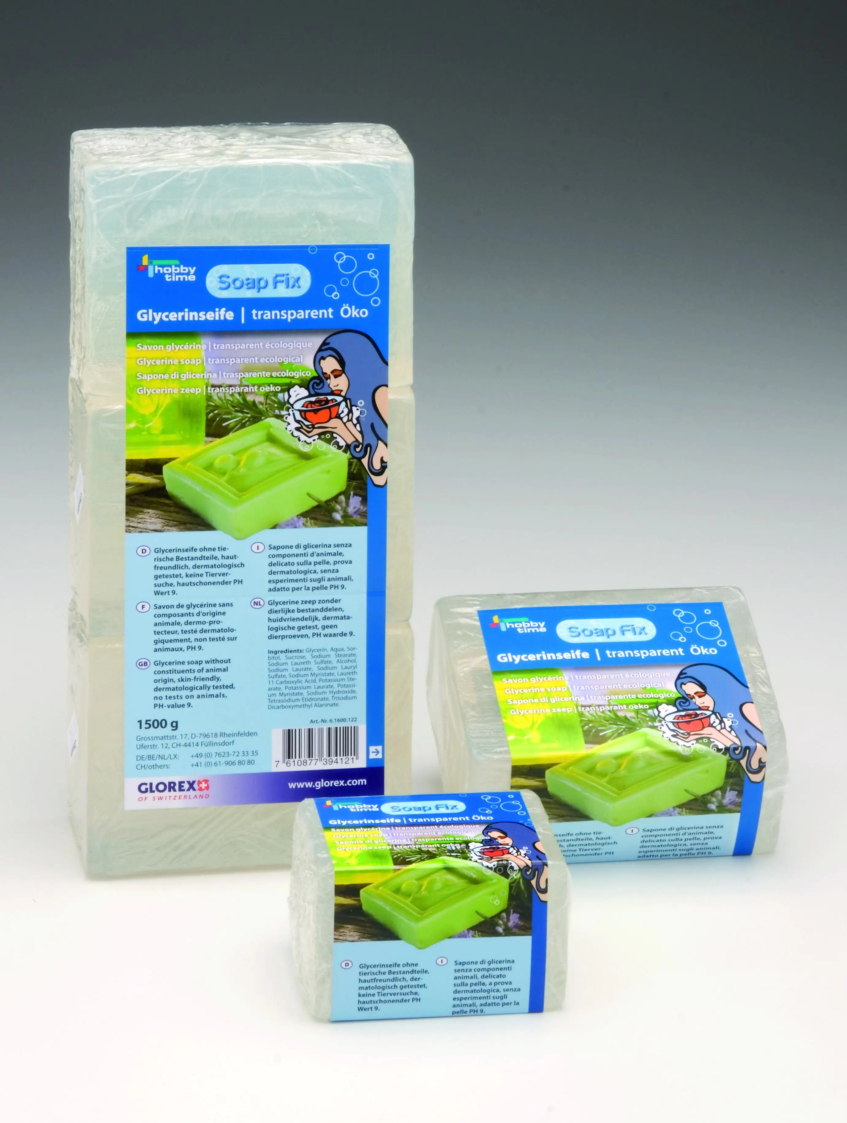 Glorex Glycerin-Seife Öko transparent 500 g