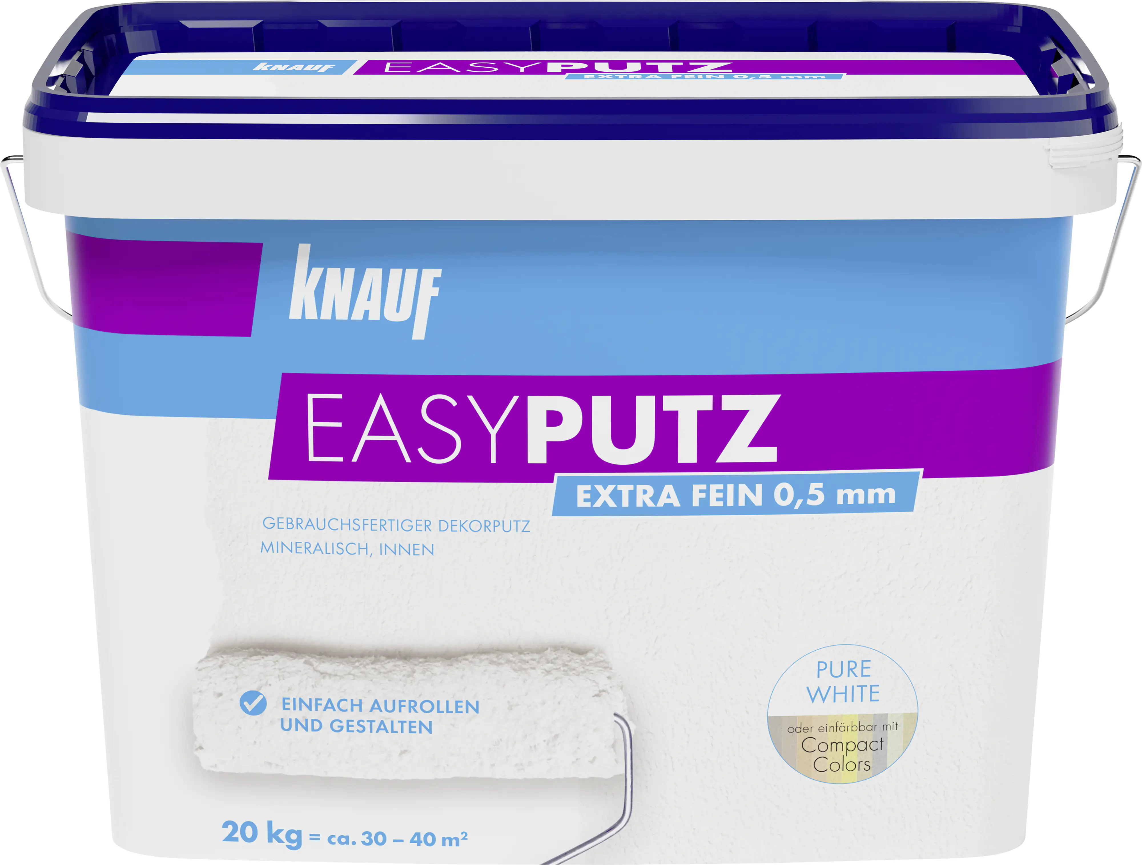 Knauf EasyPutz Streichputz 20 kg 0,5 mm extra fein schneeweiß