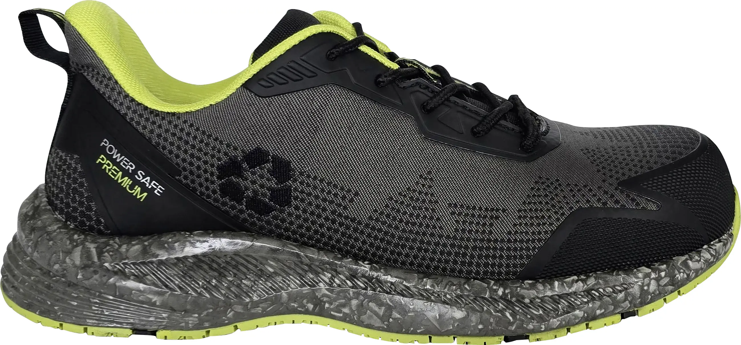 Sicherheitshalbschuh Ecostar Low S1P schwarz-neongrün 