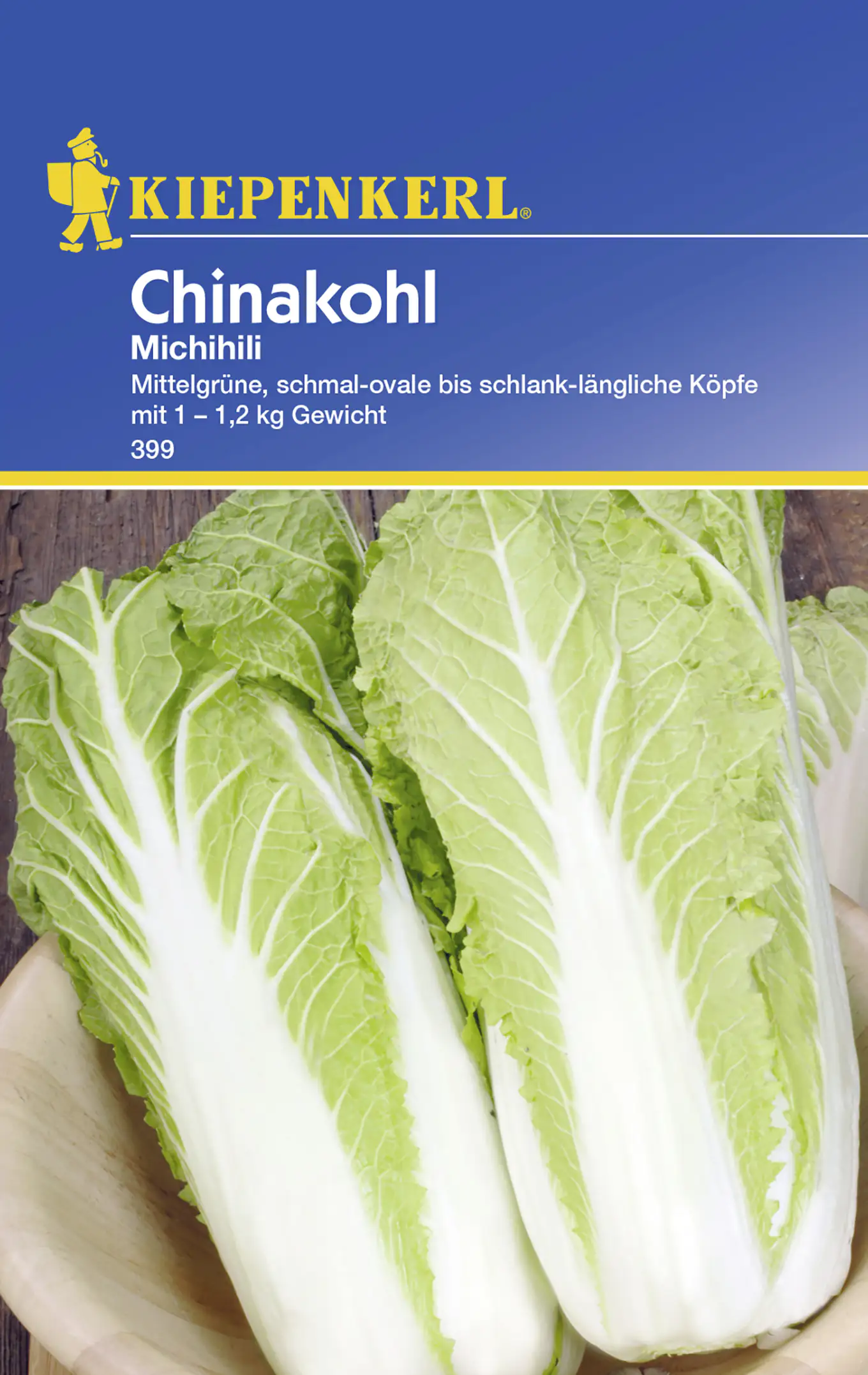 Kiepenkerl Chinakohl Michihili Brassica rapa ssp. pekinensis, Inhalt