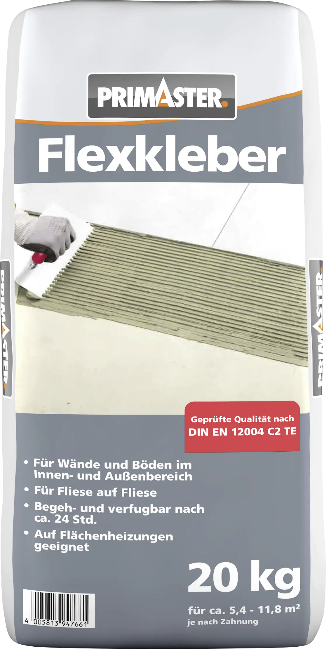 Primaster Flexkleber 20 kg 42 St. Palettenabnahme Primaster Flexkleber 20 kg 42 St. Palettenabnahme